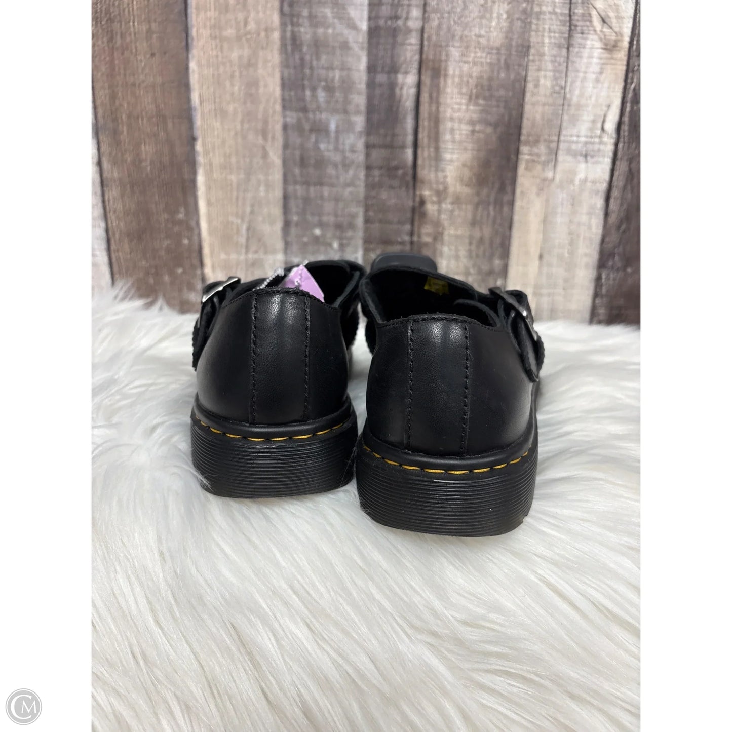 Shoes Flats By Dr Martens In Black, Size: 8