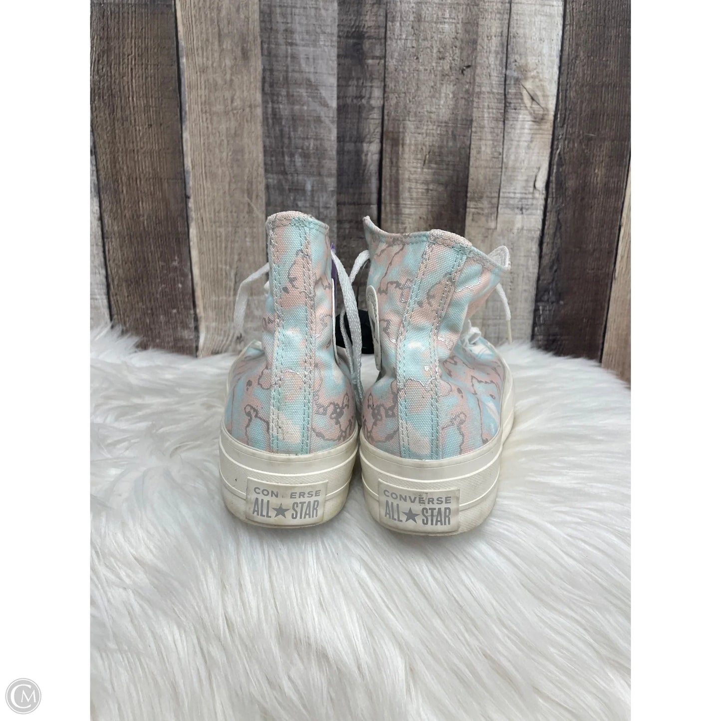 Shoes Sneakers By Converse In Tie Dye Print, Size: 9