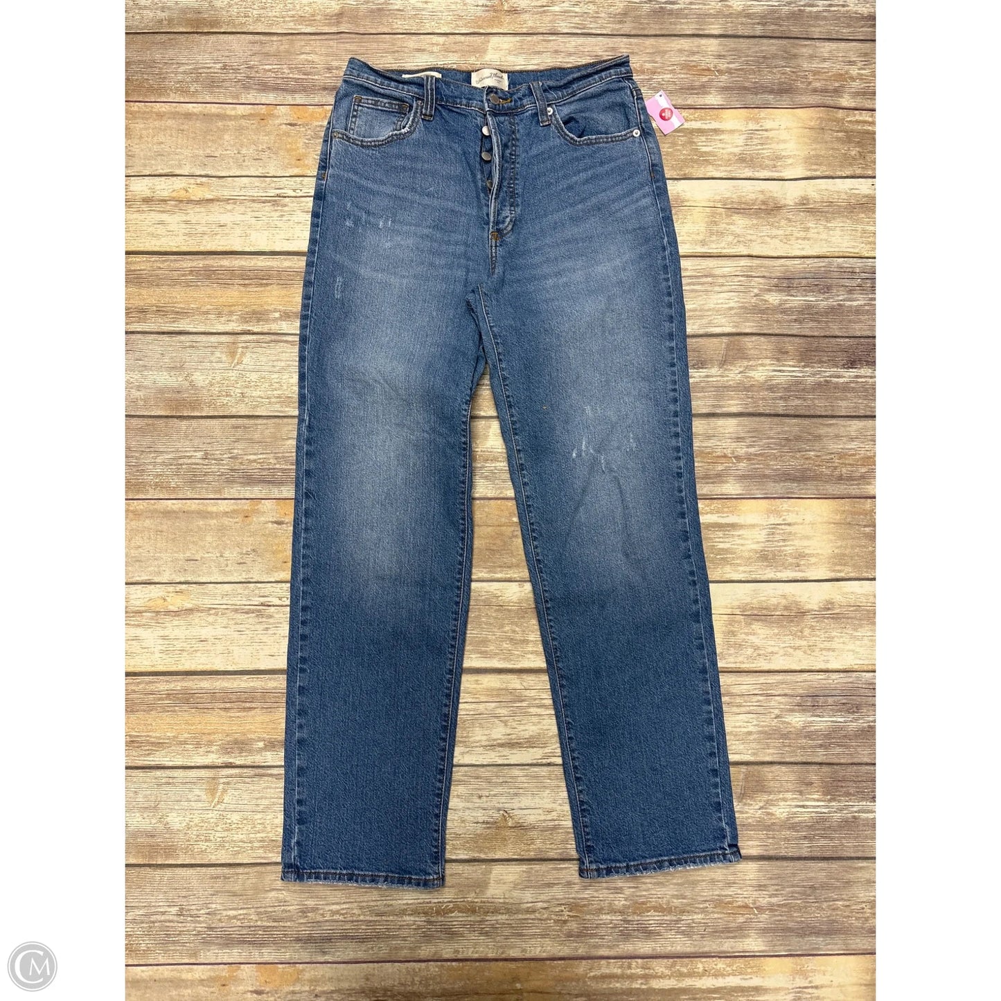 Jeans Straight By Universal Thread In Blue Denim, Size: 10