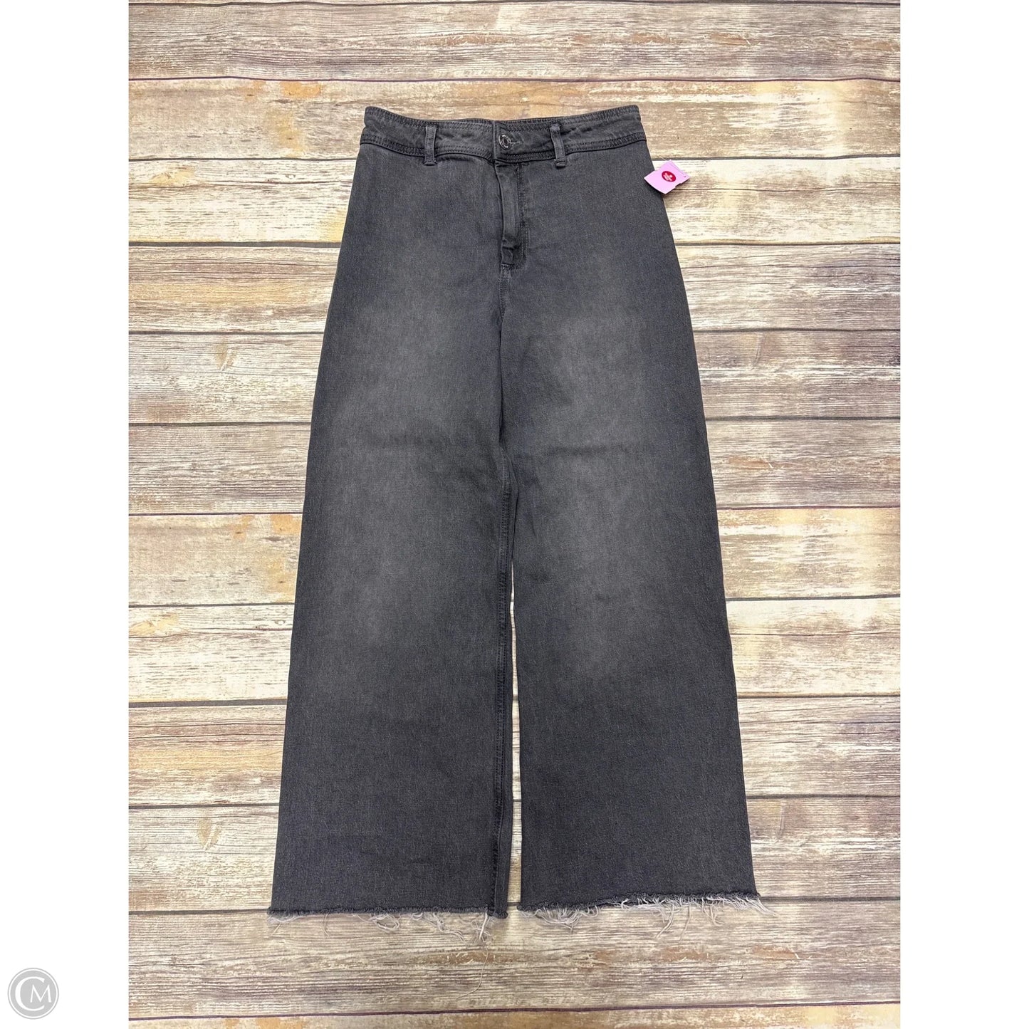 Jeans Wide Leg By Antonio Melani In Grey Denim, Size: 4