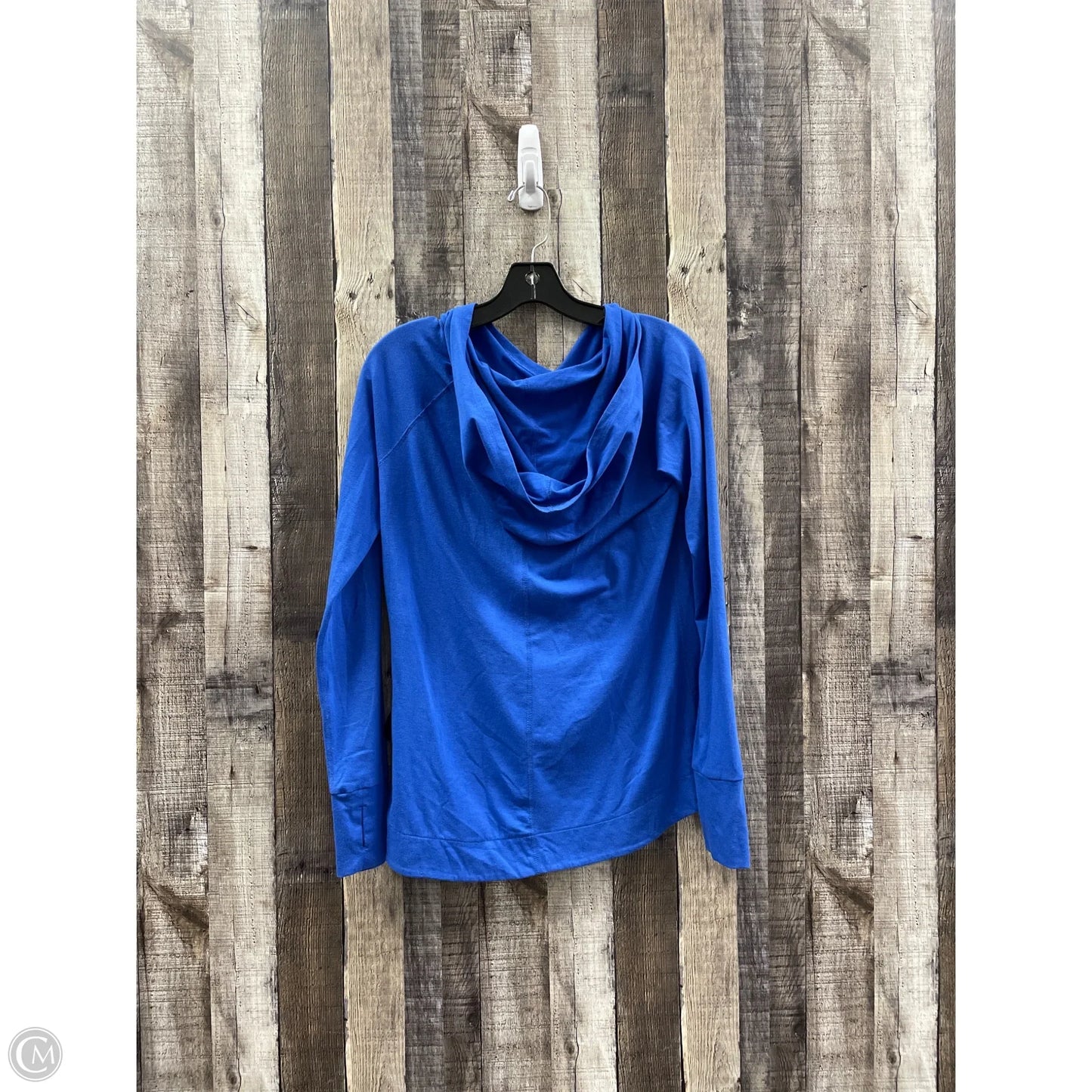 Athletic Top Long Sleeve Hoodie By Gapfit In Blue, Size: M