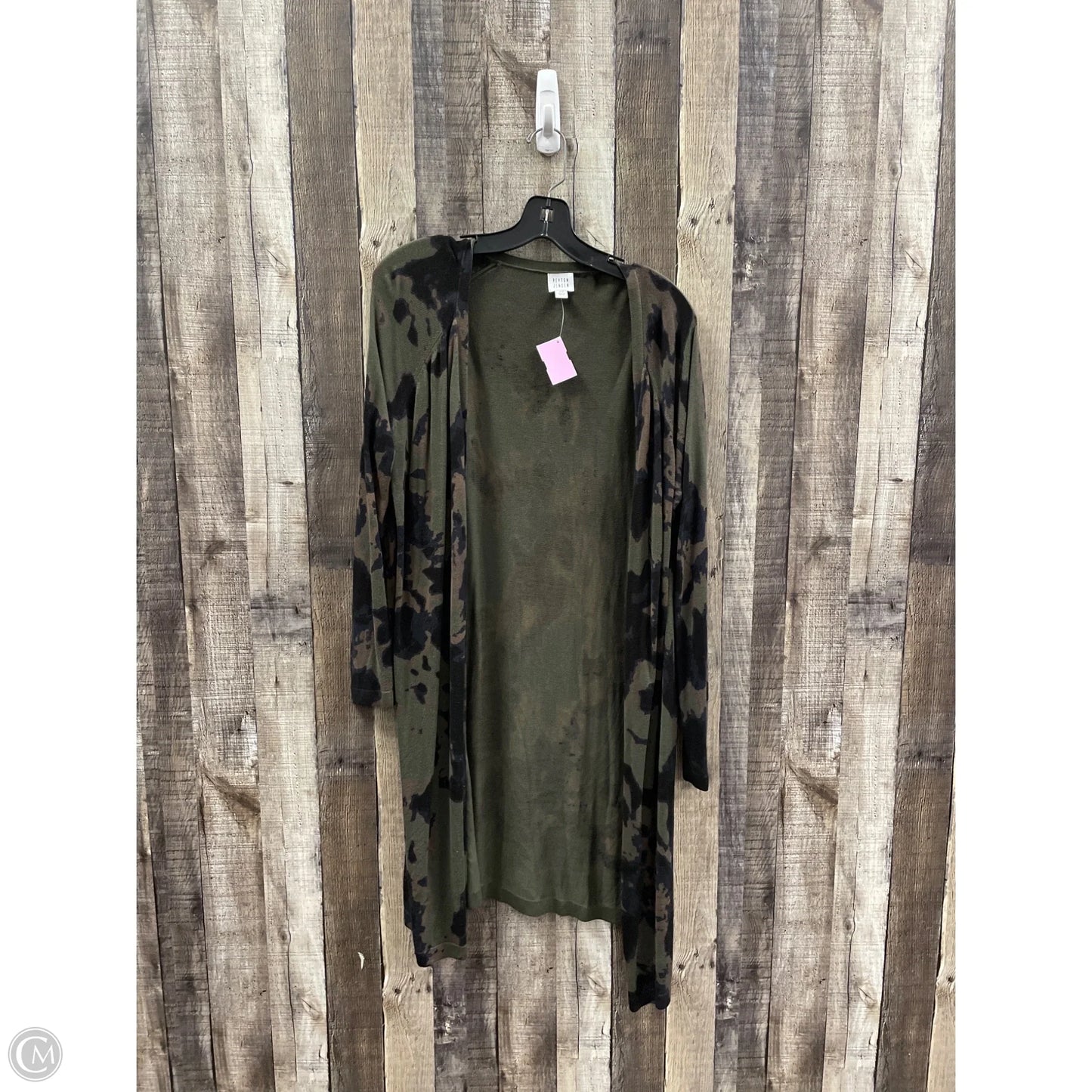 Sweater Cardigan By Peyton Jensen In Camouflage Print, Size: Xs
