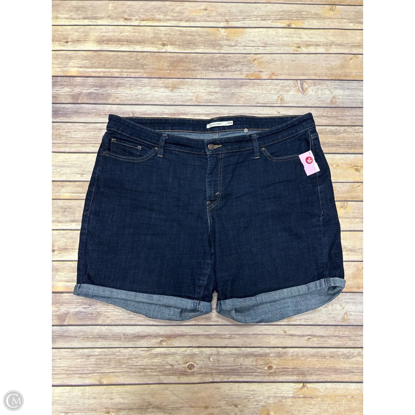 Shorts By Levis In Blue Denim, Size: 20