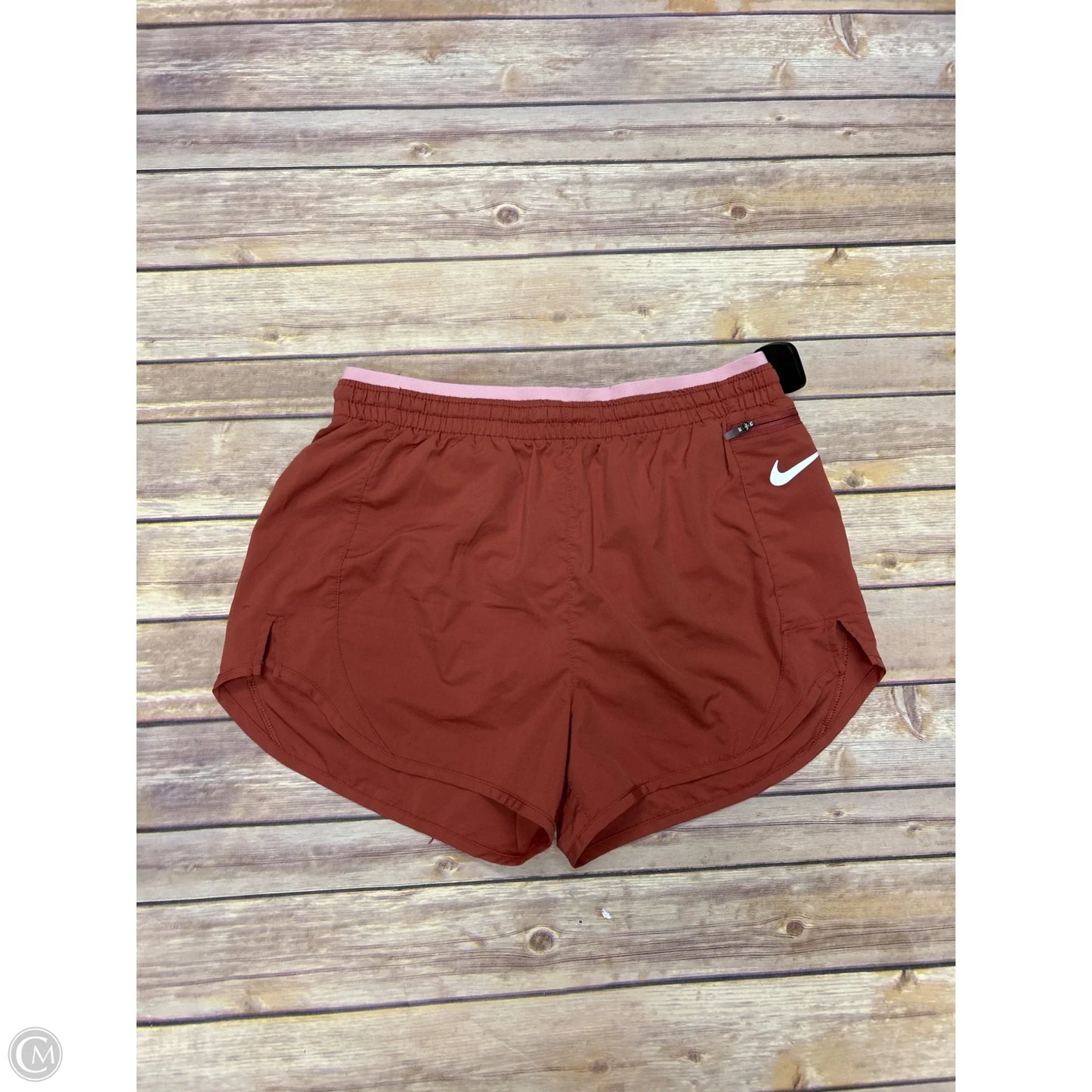 Athletic Shorts By Nike In Brown, Size: S