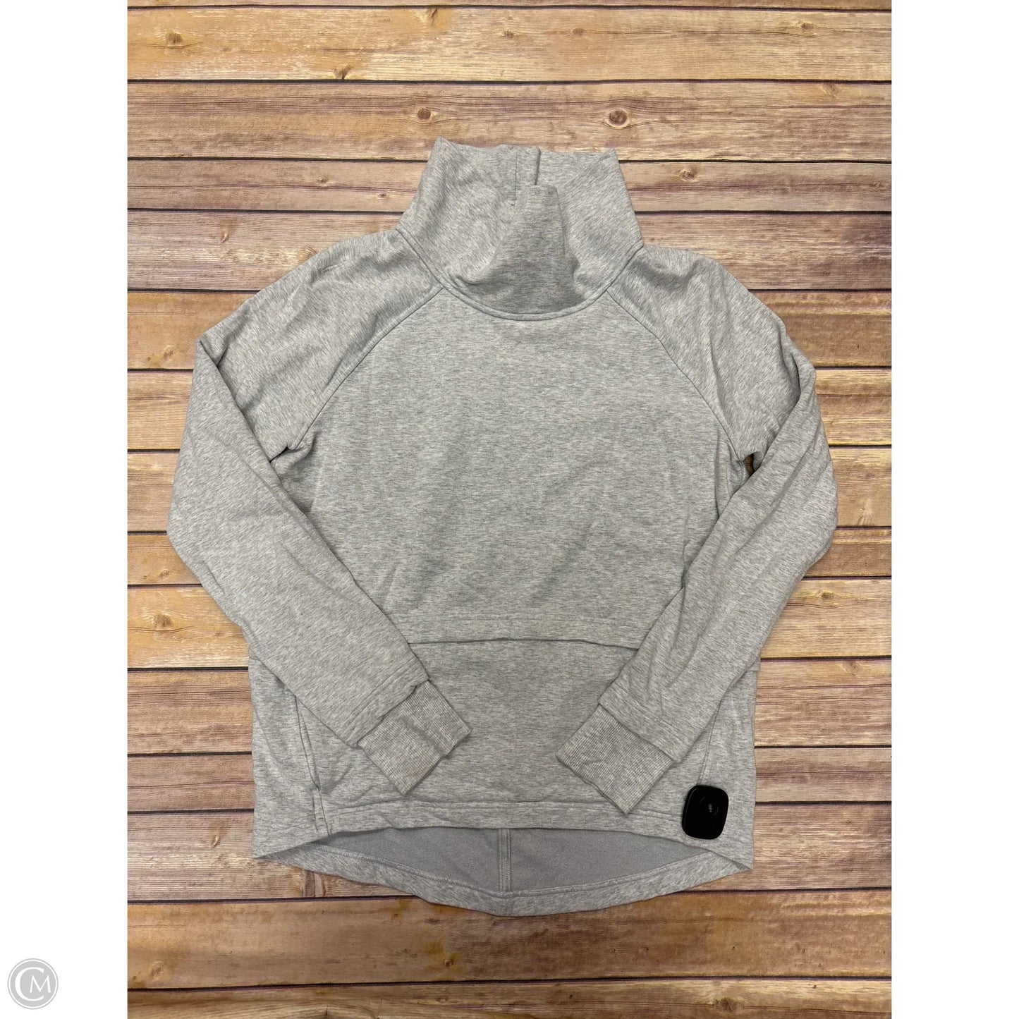 Sweatshirt Collar By Lululemon In Grey, Size: 4