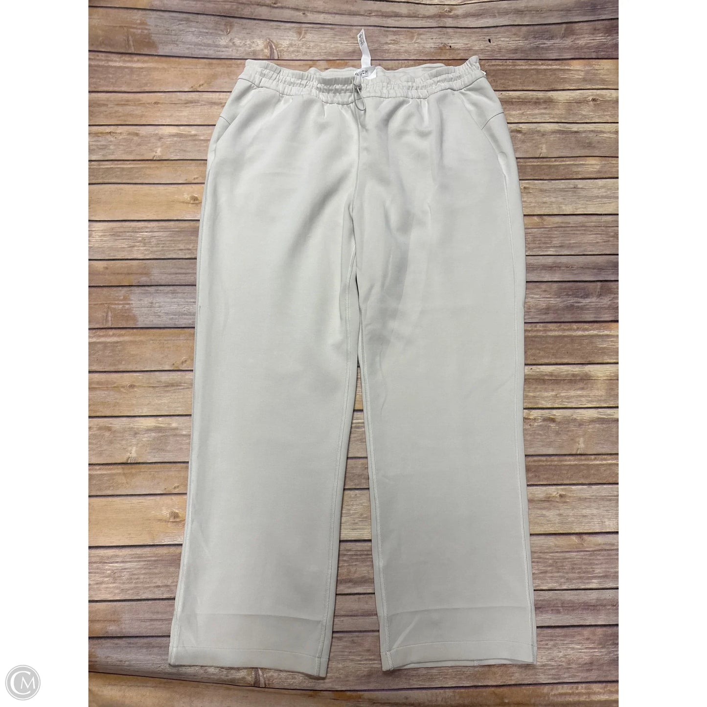 Athletic Pants By Lululemon In Ivory, Size: 18