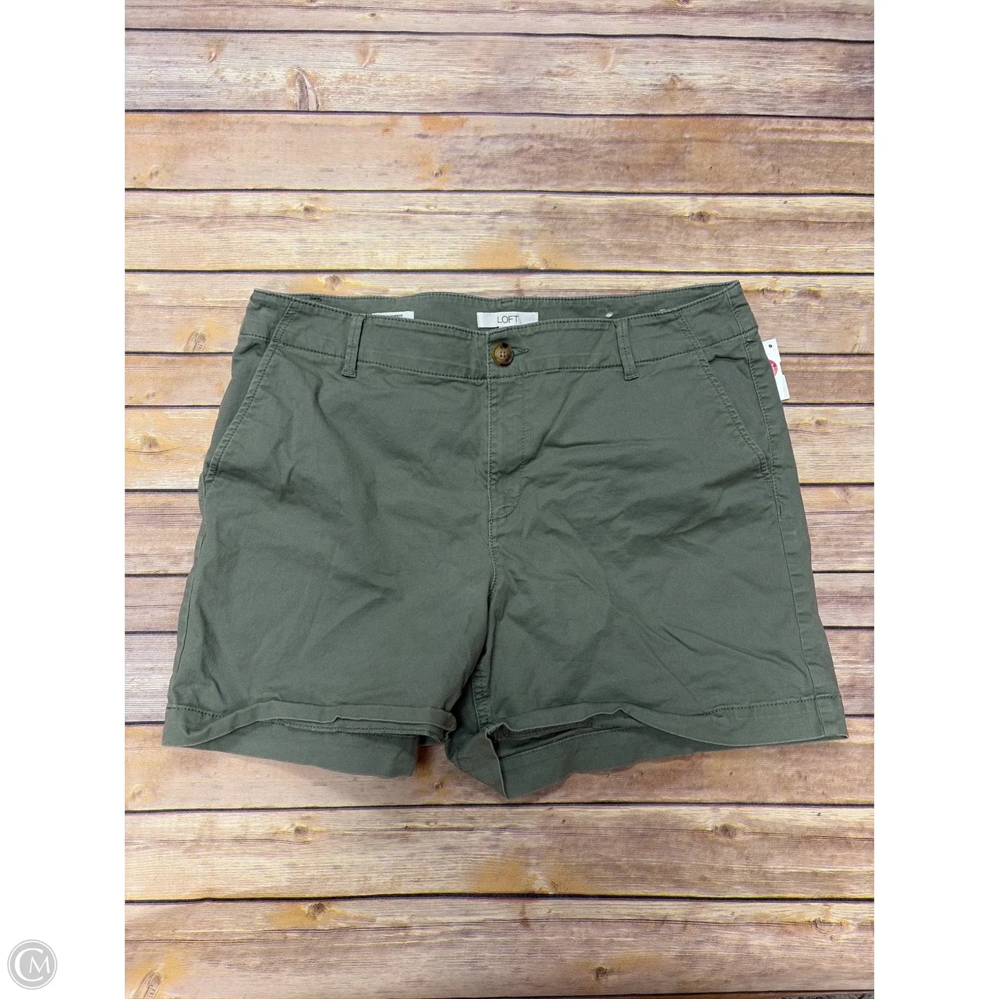 Shorts By Loft In Green, Size: 14
