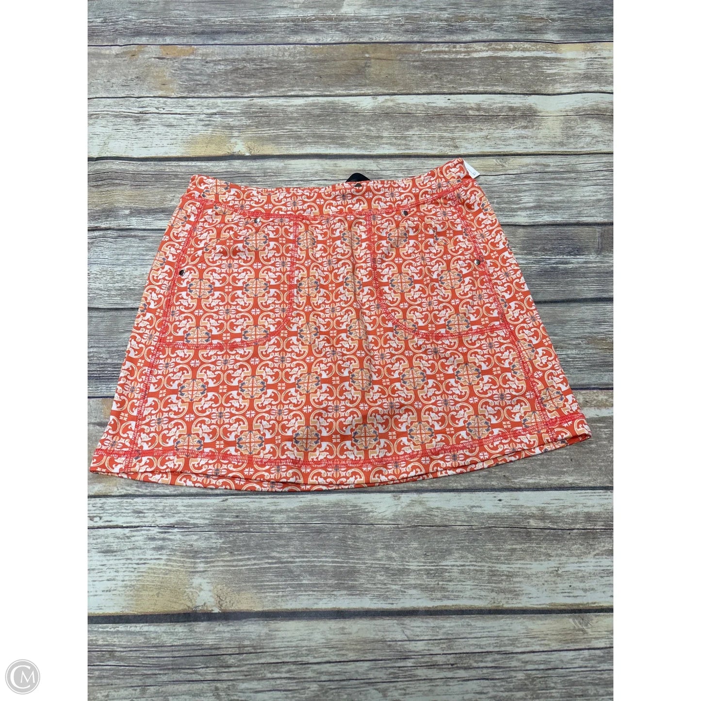 Athletic Skort By Pga Tour In Orange, Size: S