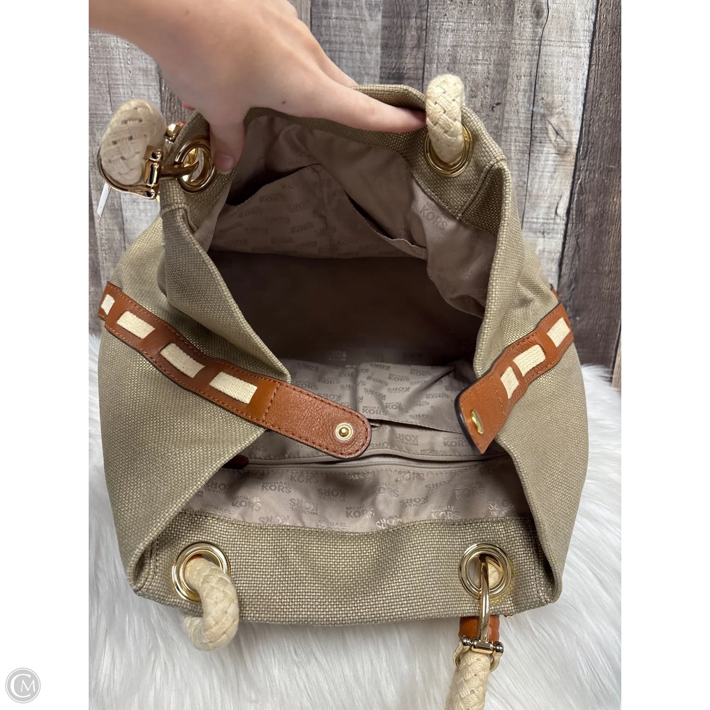 Handbag Designer By Michael Kors, Size: Large