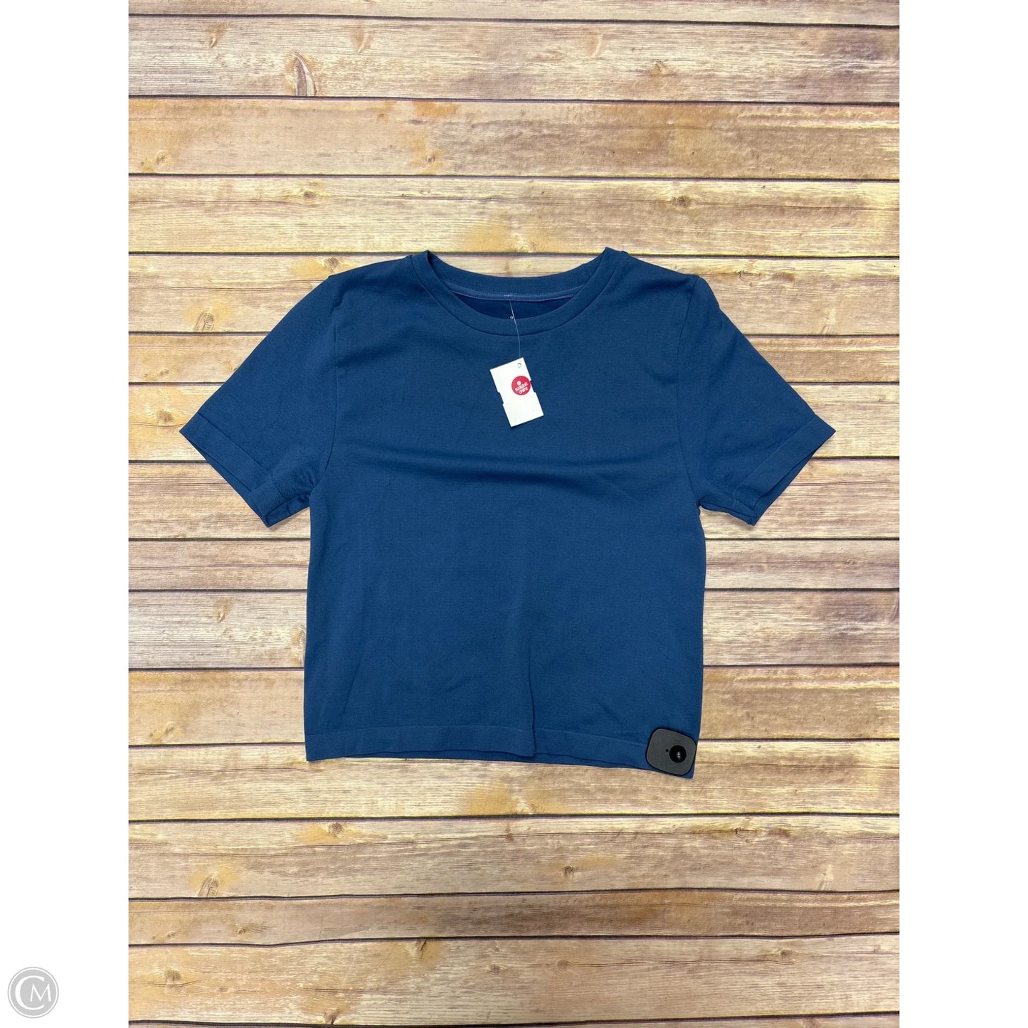 Top Short Sleeve By A New Day In Blue, Size: L