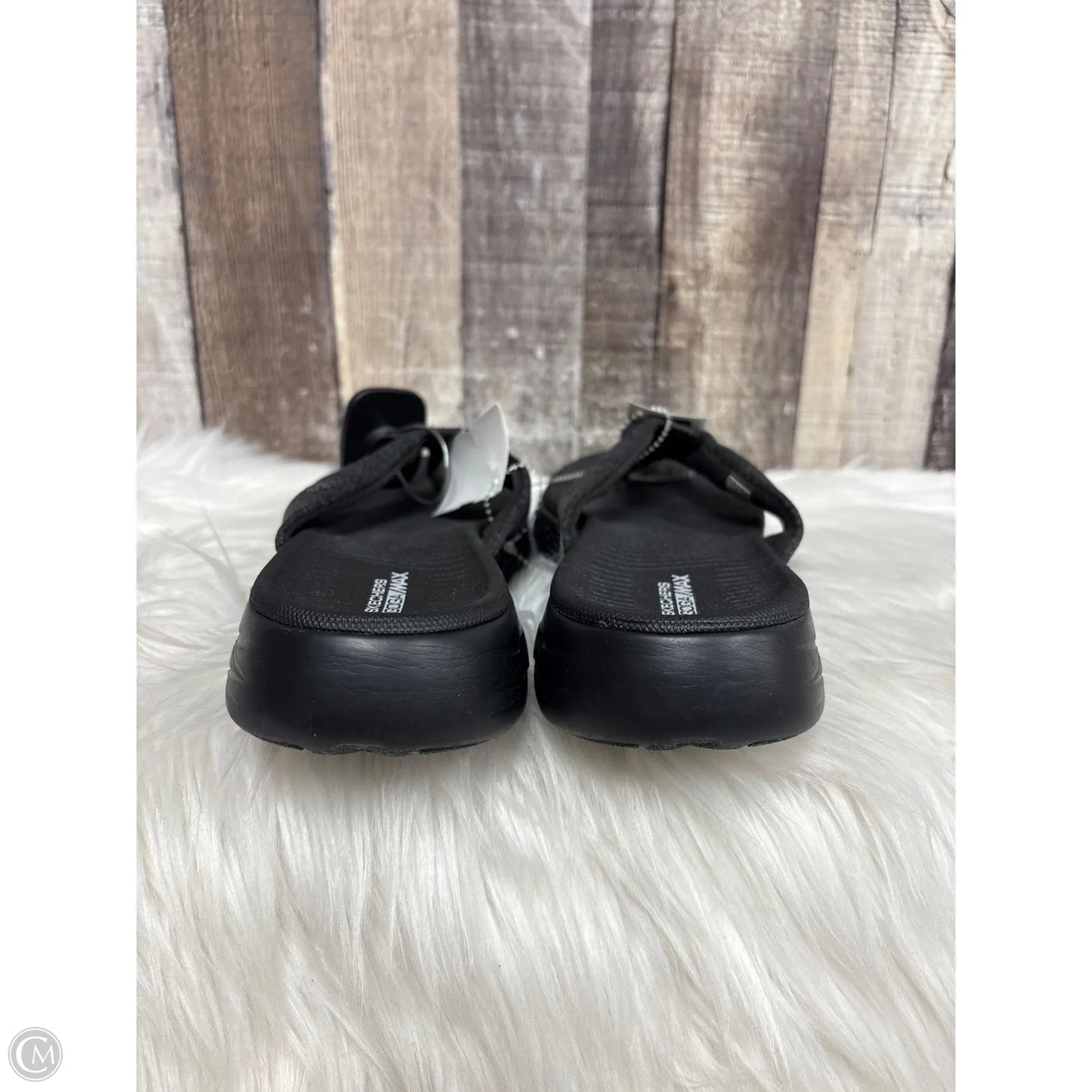 Sandals Flats By Skechers In Black, Size: 9
