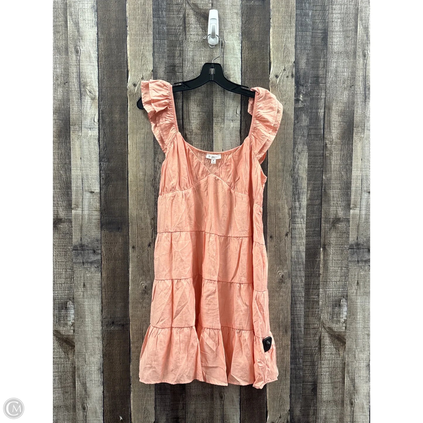 Dress Casual Short By Blu Pepper In Coral, Size: M