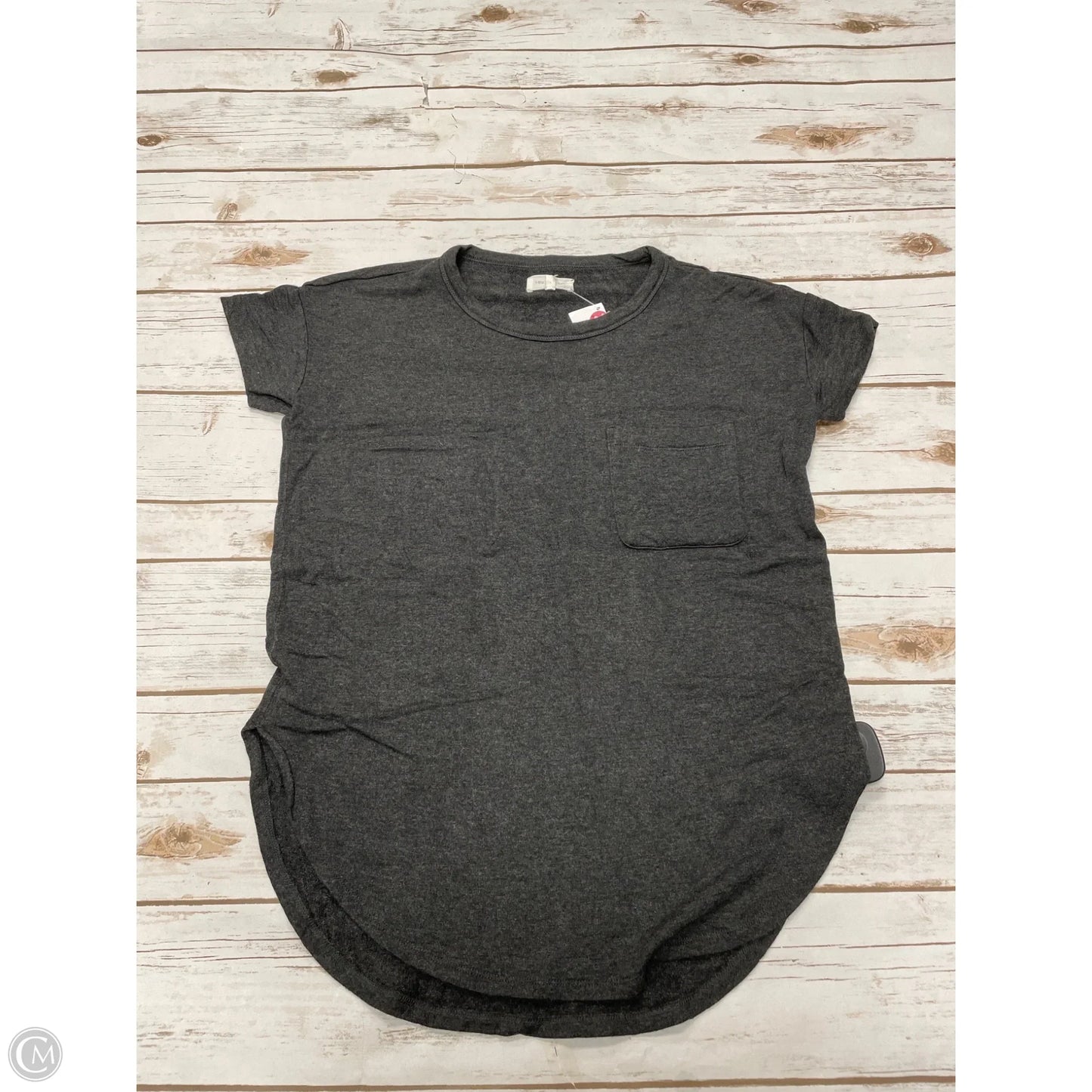 Top Short Sleeve By Lou And Grey In Black, Size: S