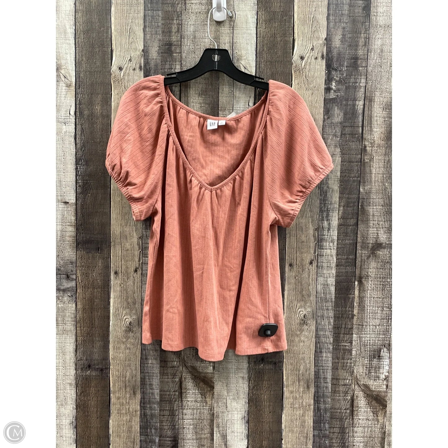 Top Short Sleeve By Gap In Pink, Size: Xl