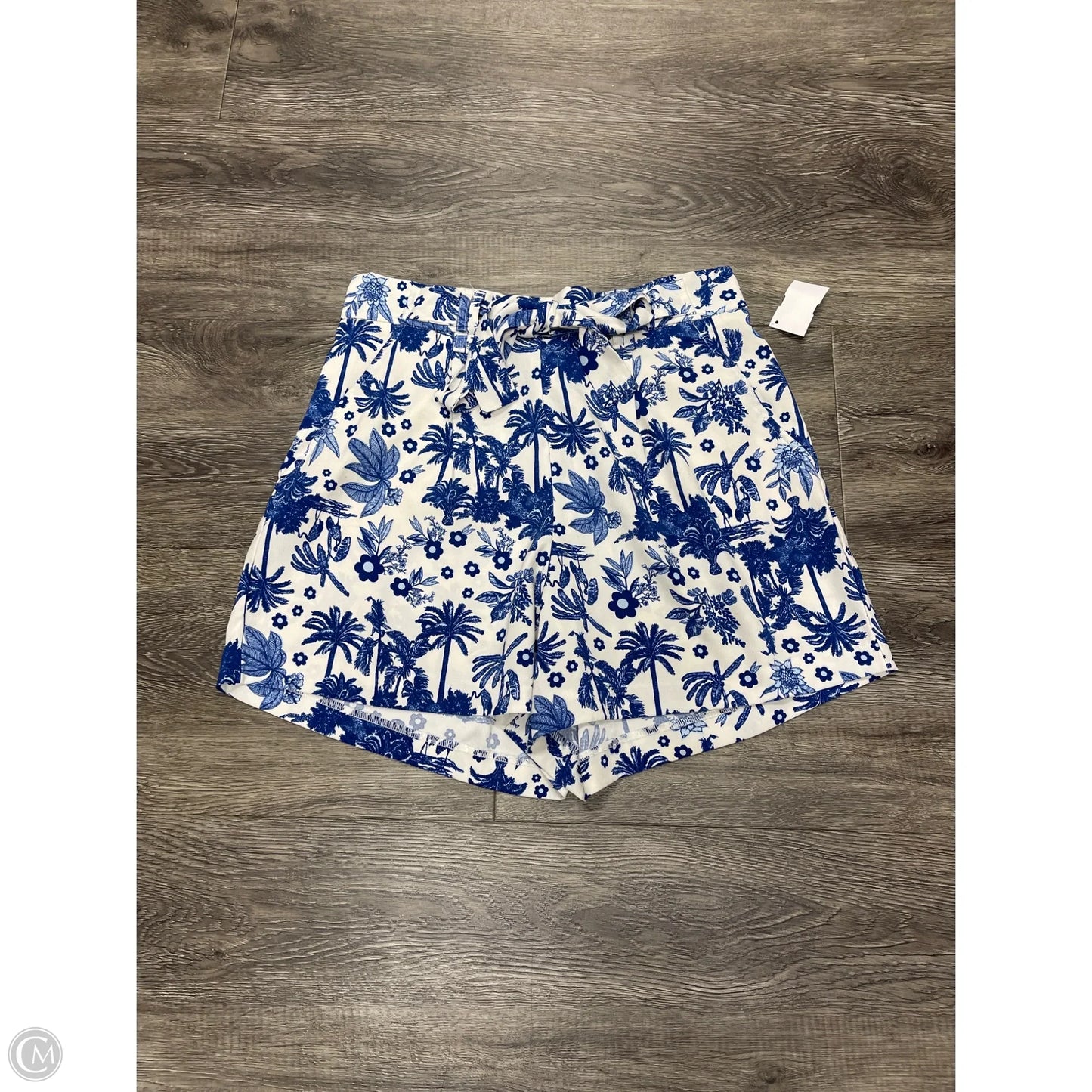 Shorts By Eliane Rose In Blue & White, Size: M