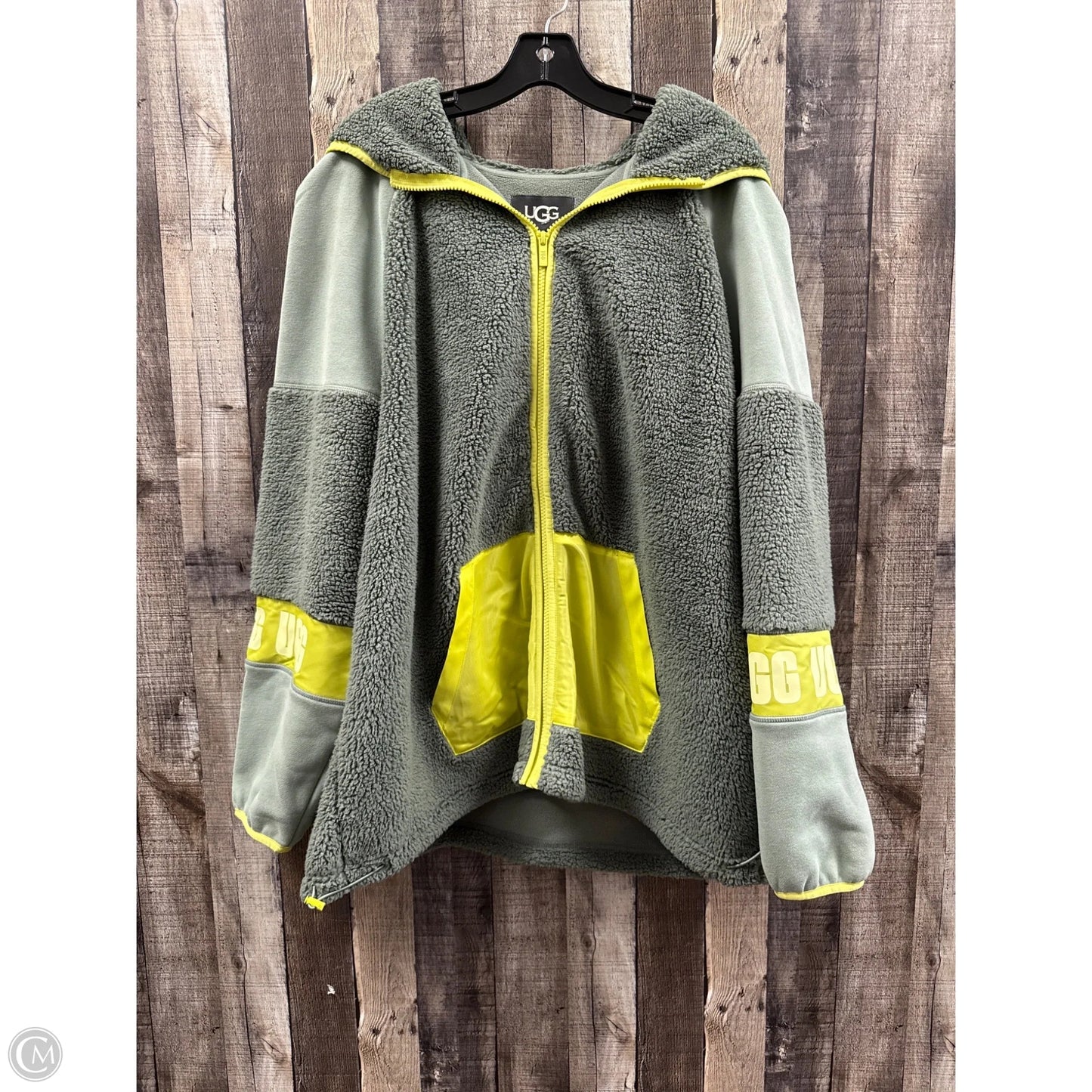 Jacket Designer By Ugg In Green, Size: Xl