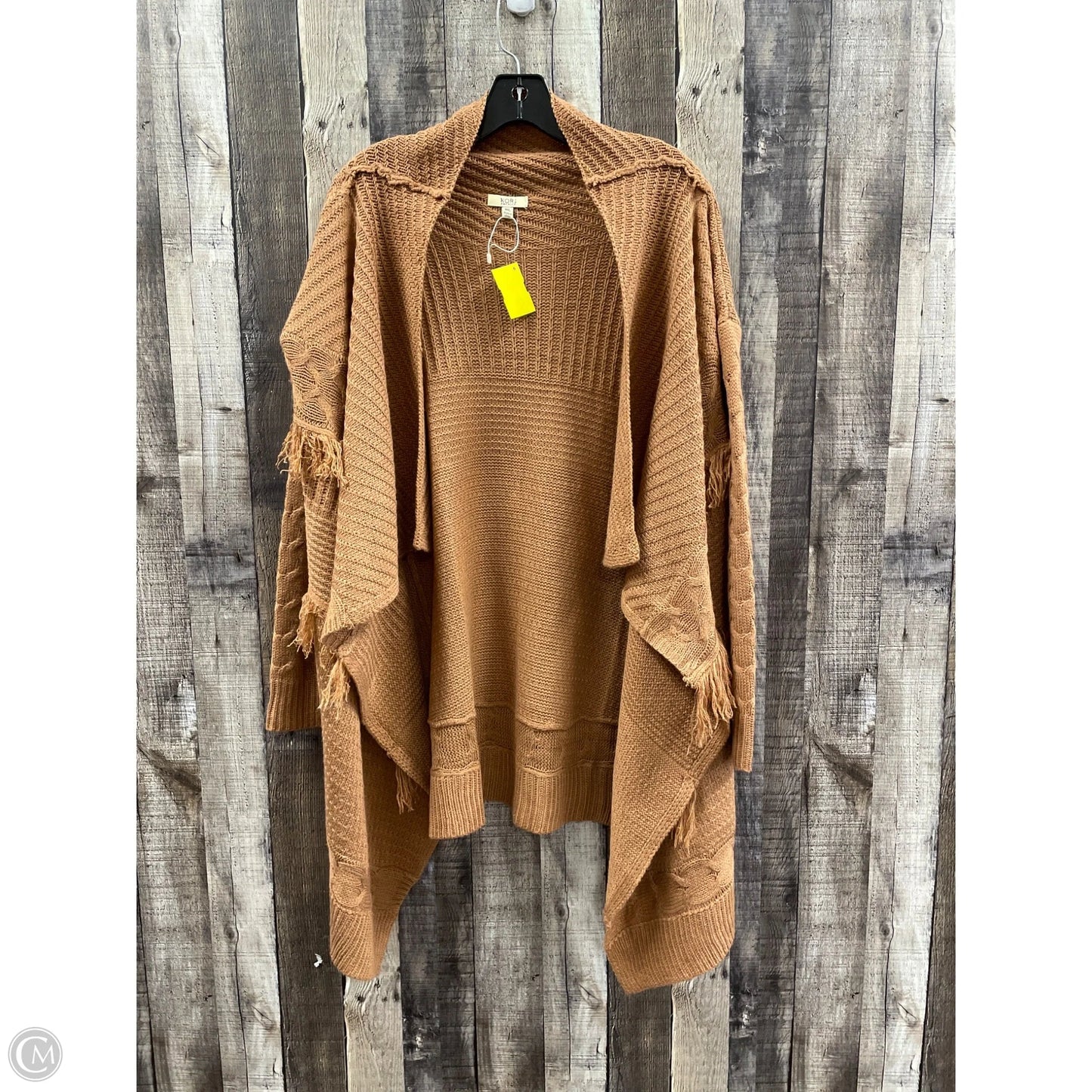 Sweater Cardigan By Kori America In Copper, Size: M