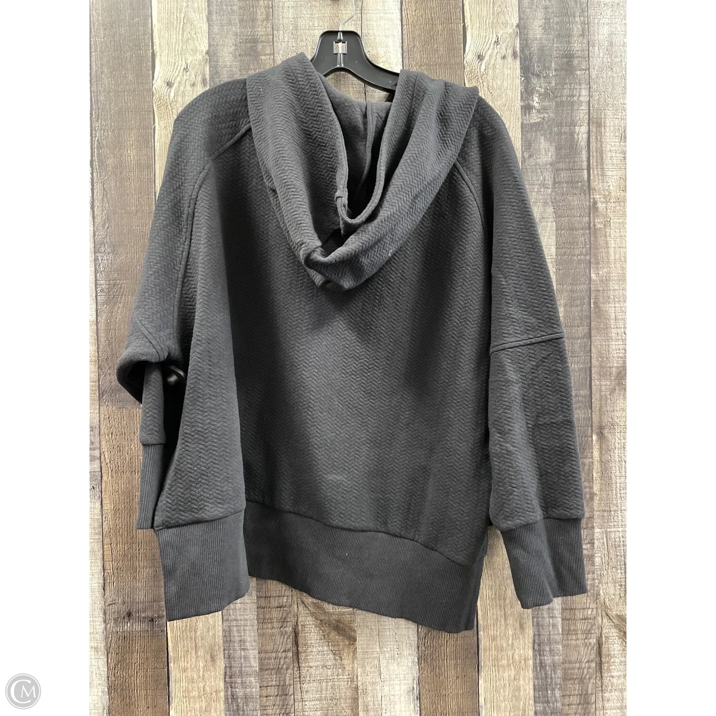 Athletic Top Long Sleeve Hoodie By Calia In Black, Size: S