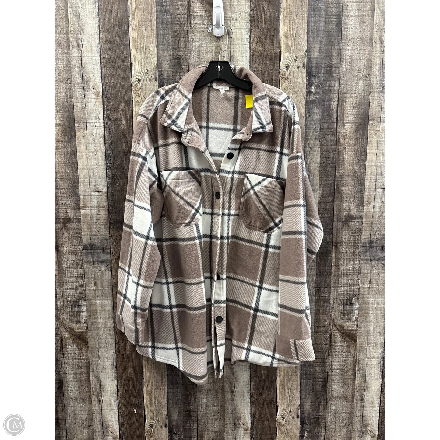 Jacket Shirt By Maurices In Plaid Pattern, Size: 2x