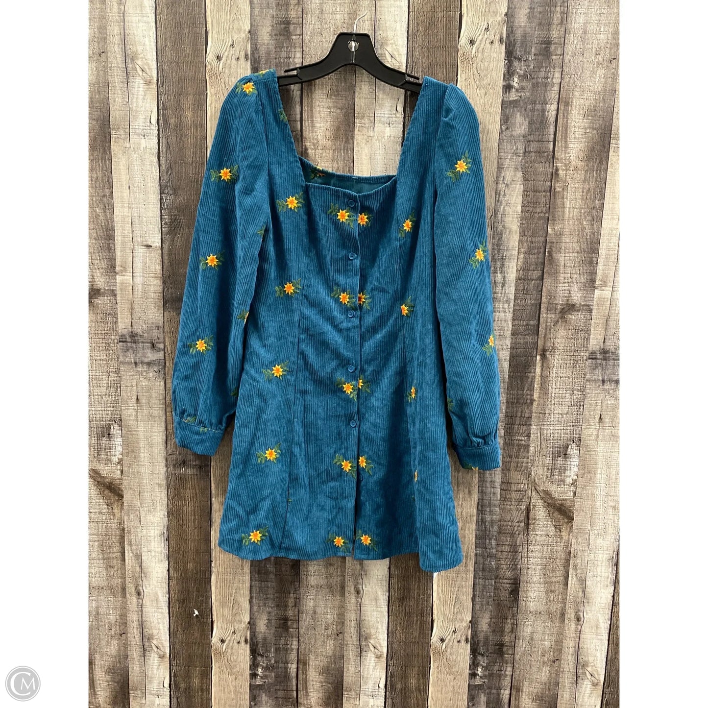 Dress Casual Short By Cme In Blue, Size: M