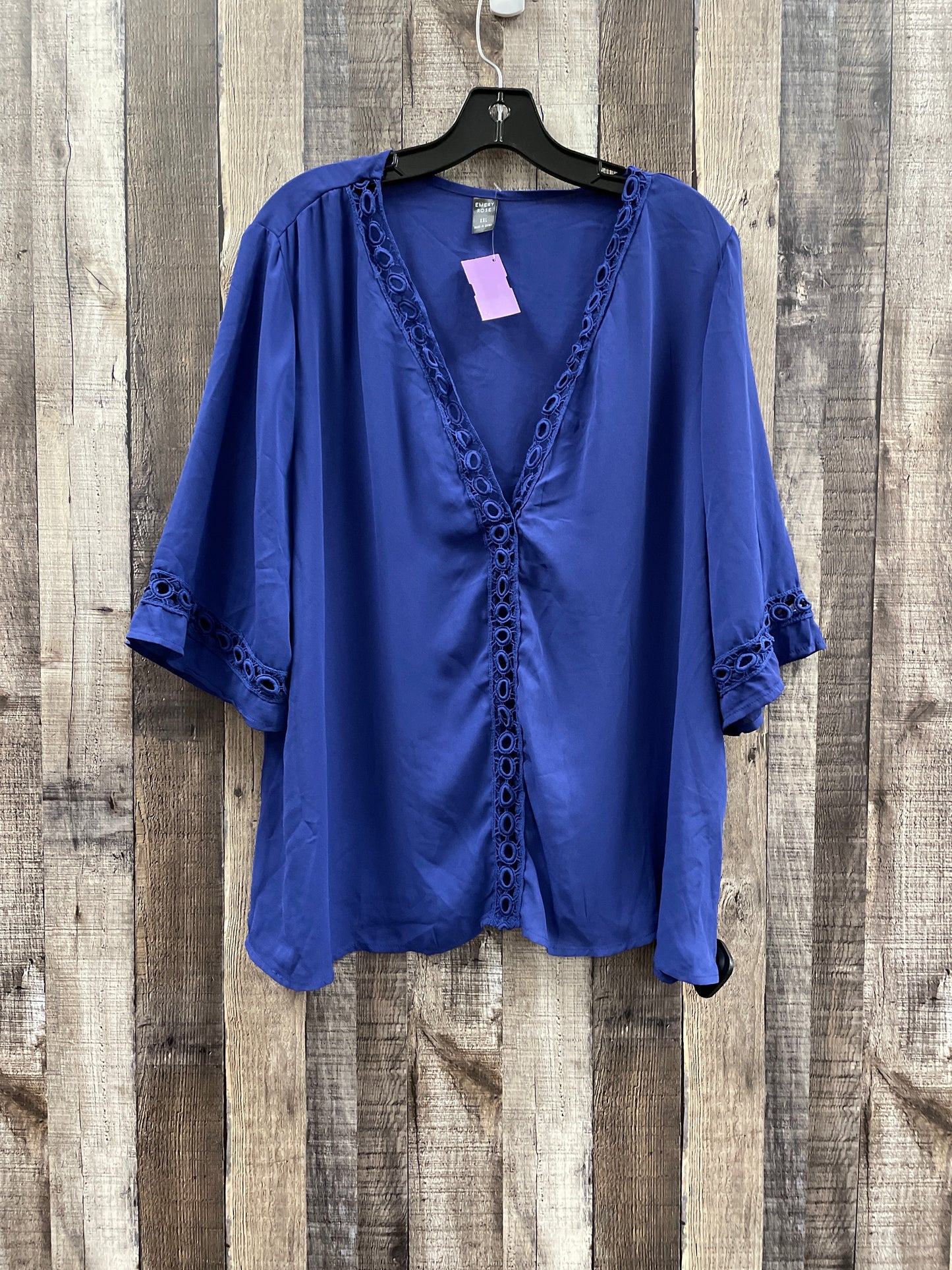 Blouse 3/4 Sleeve By Cmf Size: 2x