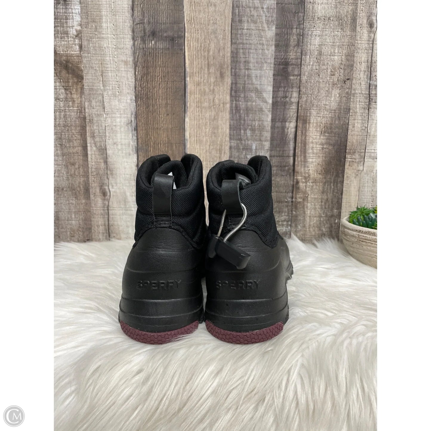 Boots Rain By Sperry In Black, Size: 8.5