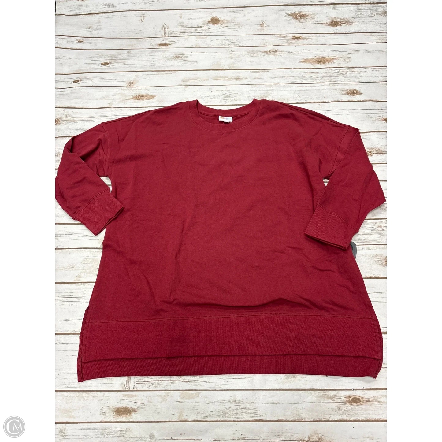 Sweatshirt Crewneck By Lularoe In Red, Size: Xl