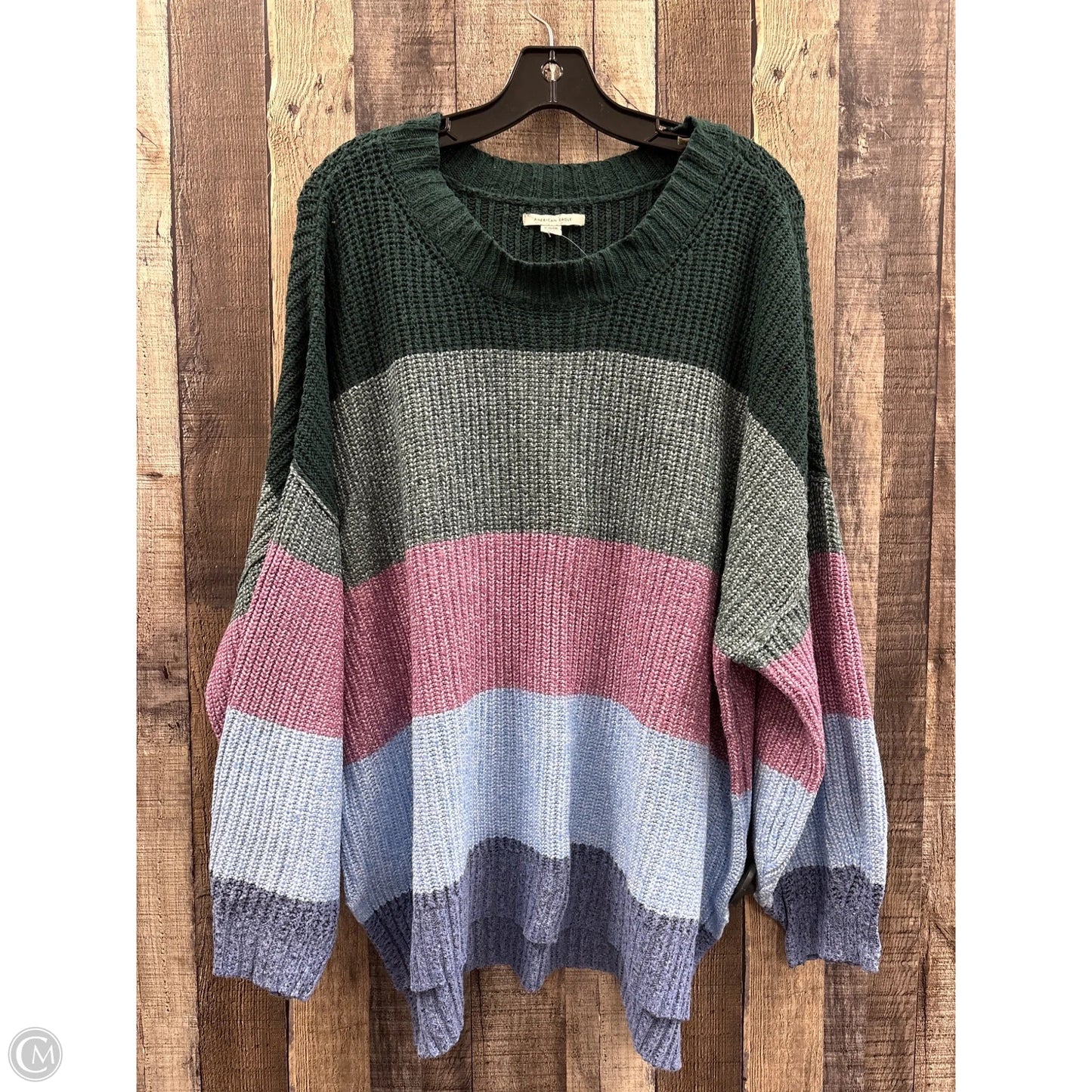 Sweater By American Eagle In Multi-colored, Size: Xl