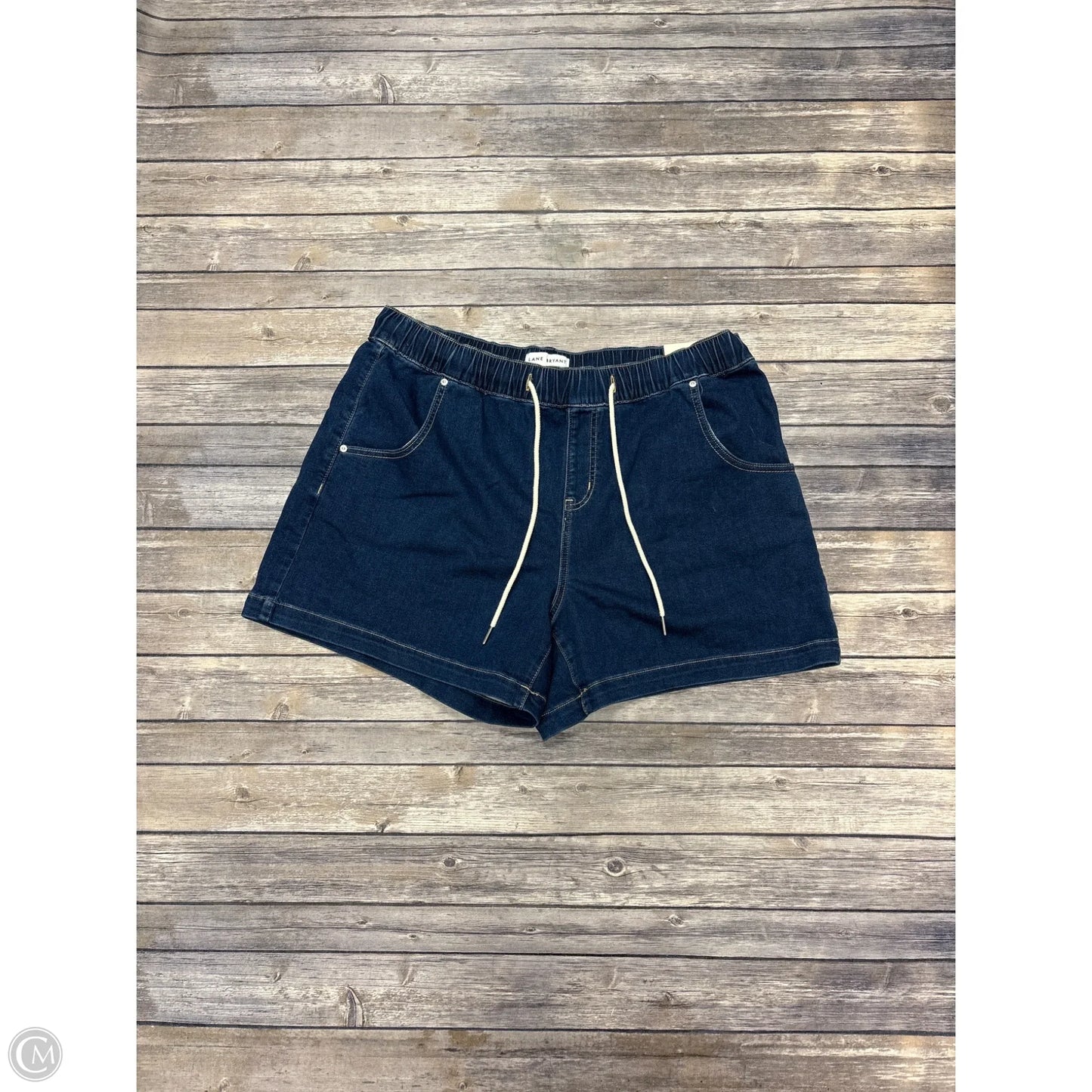 Shorts By Lane Bryant In Blue Denim, Size: 14