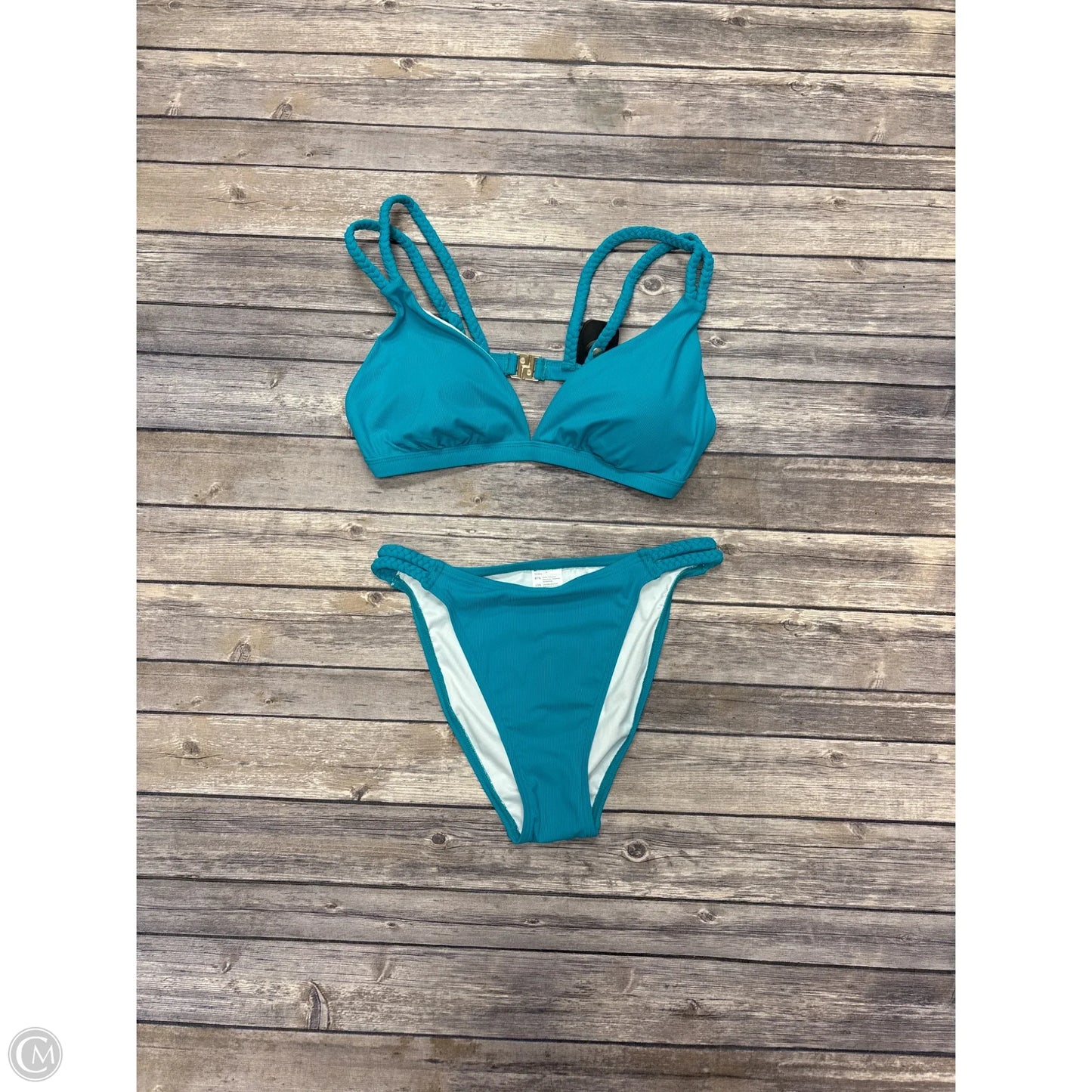 Swimsuit 2pc By Cme In Blue, Size: L