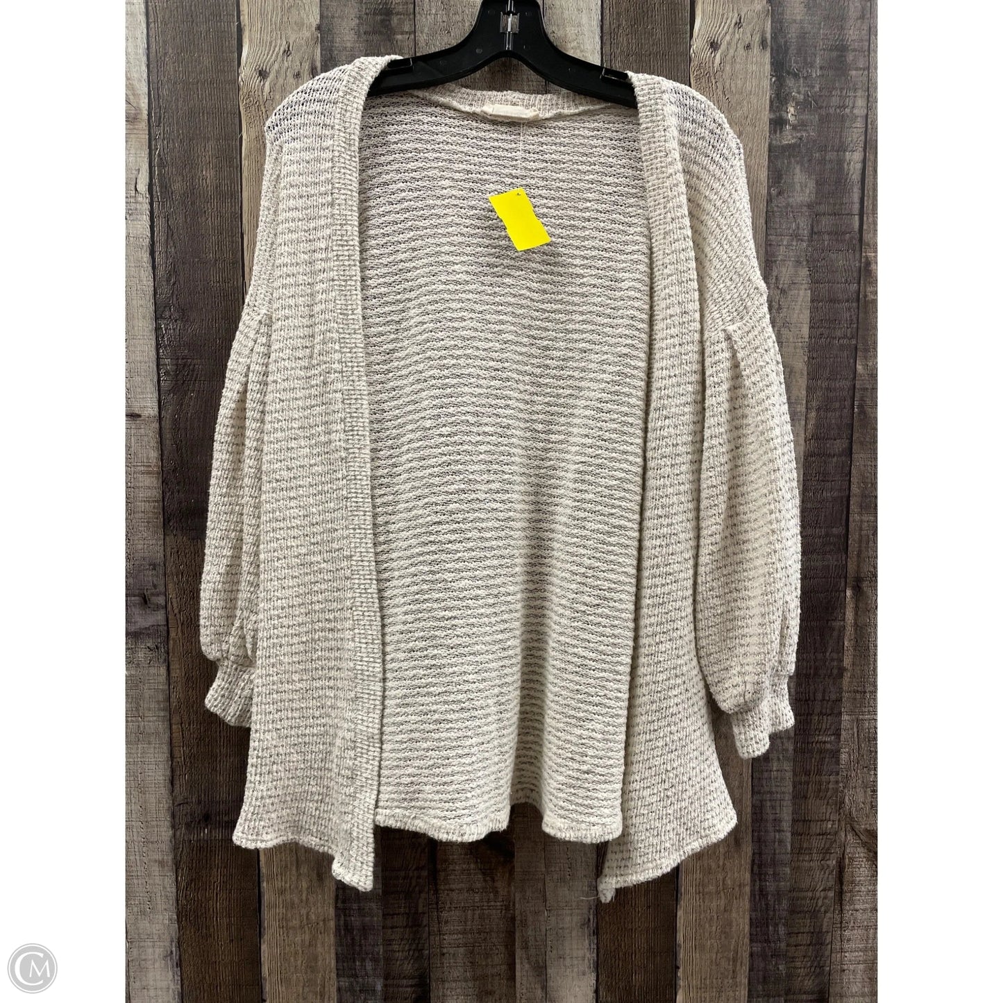 Cardigan By Peach Love Cream California In Cream, Size: S