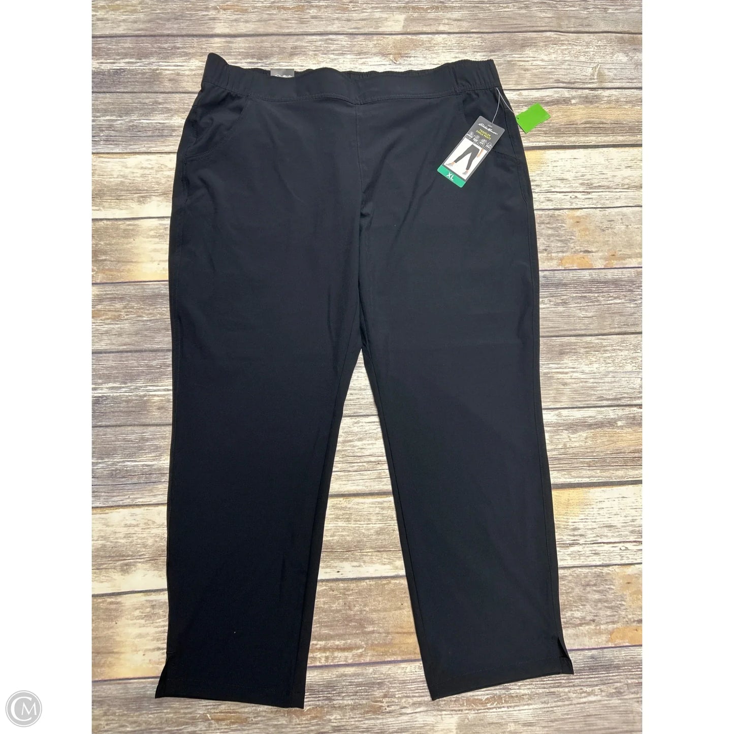 Athletic Pants By Eddie Bauer In Black, Size: Xl