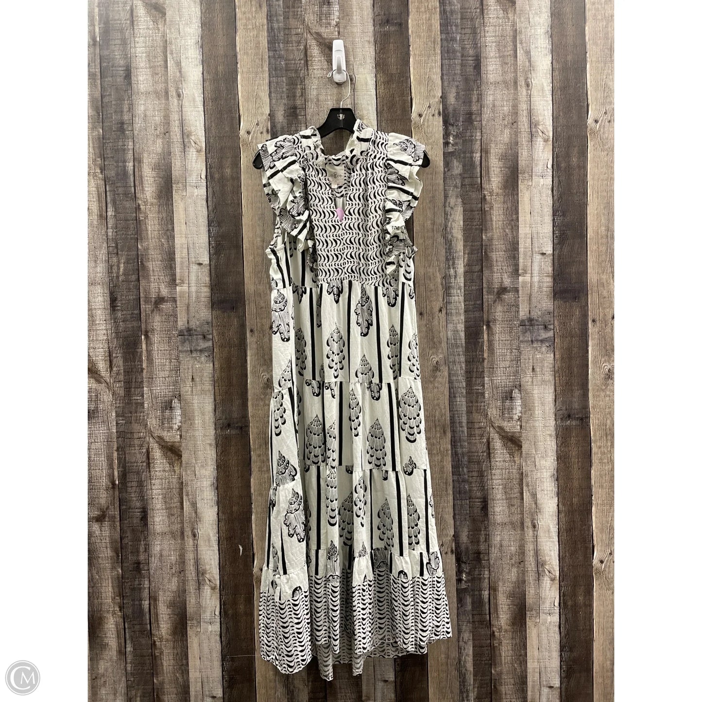 Dress Casual Maxi By Umgee In Black & White, Size: L
