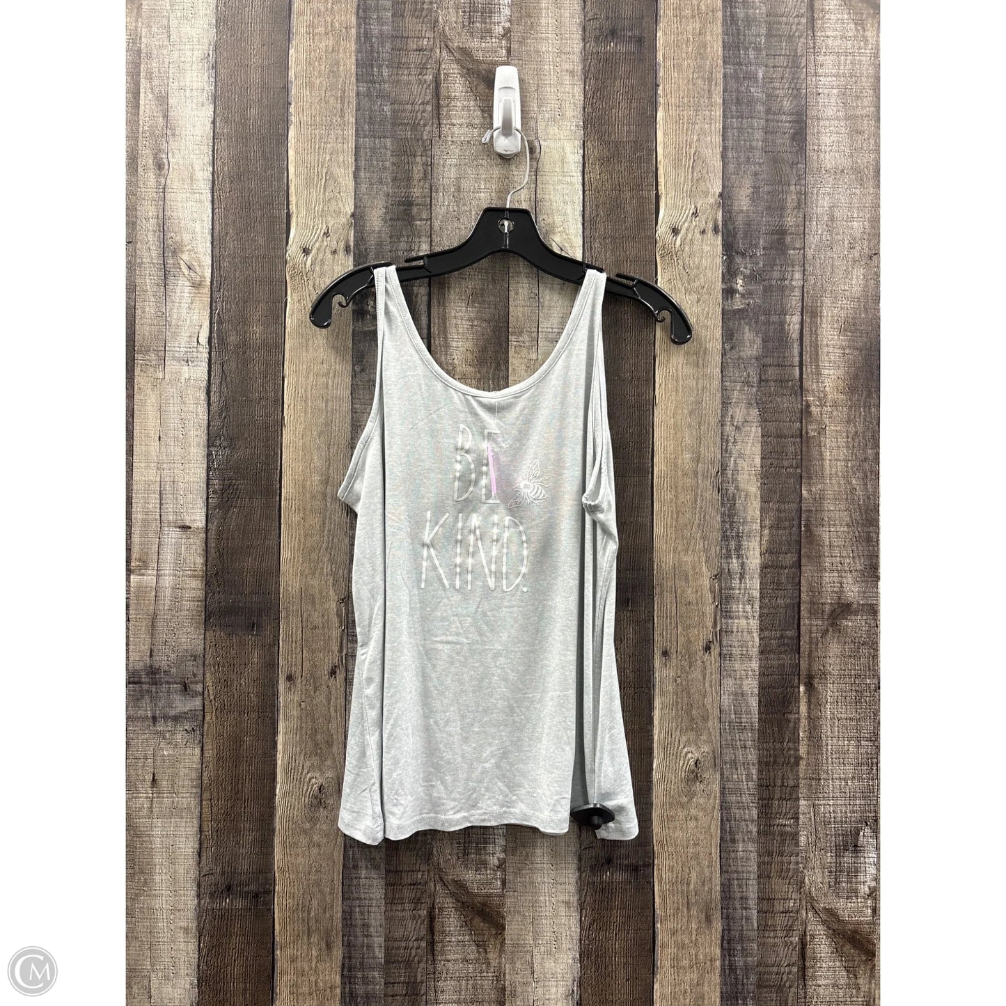 Top Sleeveless By Rae Dunn In Grey, Size: M