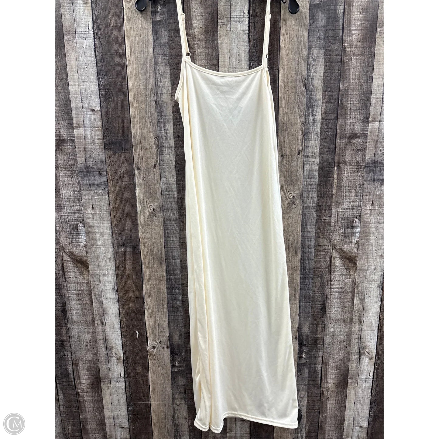 Dress Casual Maxi By Petal & Pup In Cream, Size: M