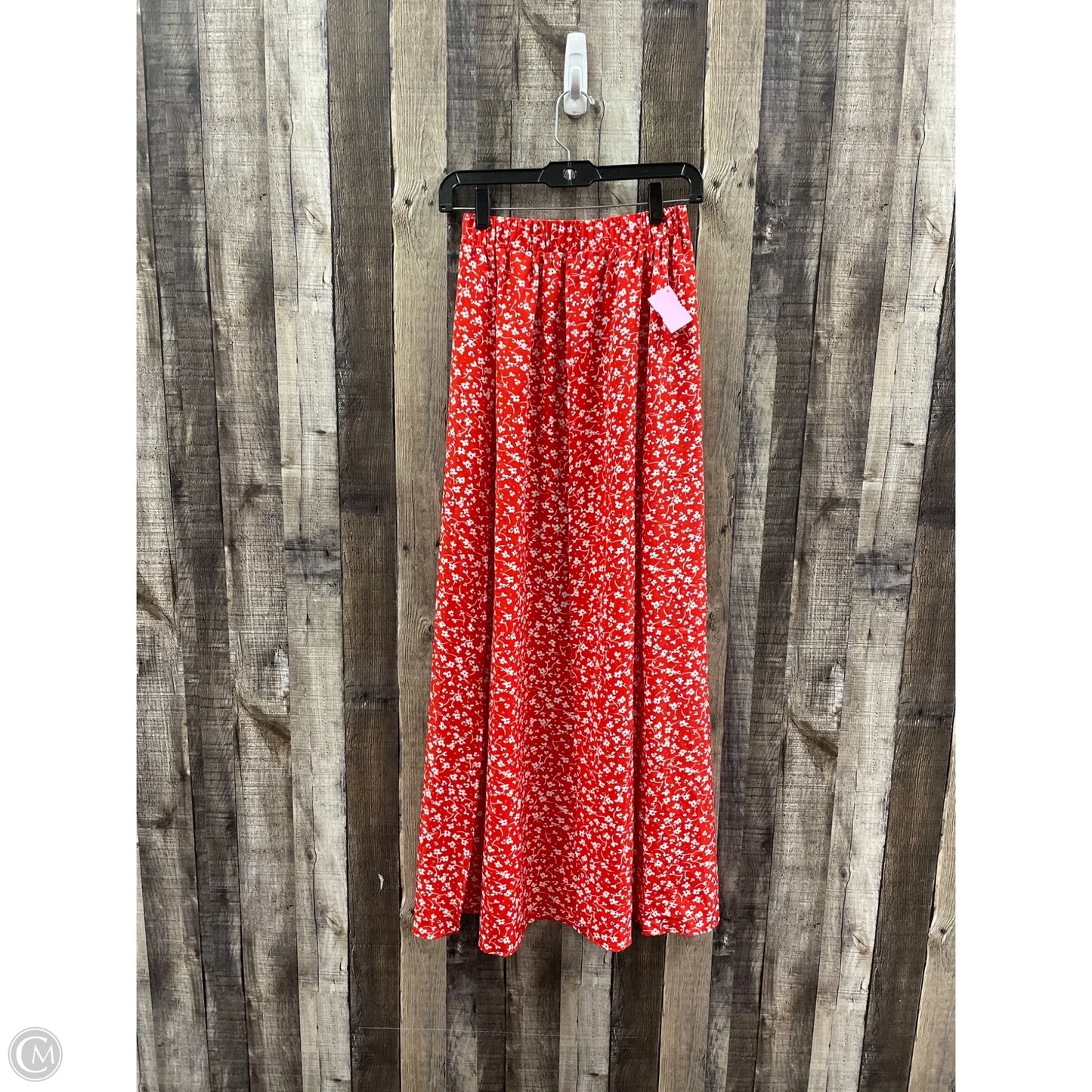 Skirt Maxi By Shein In Red, Size: Xs