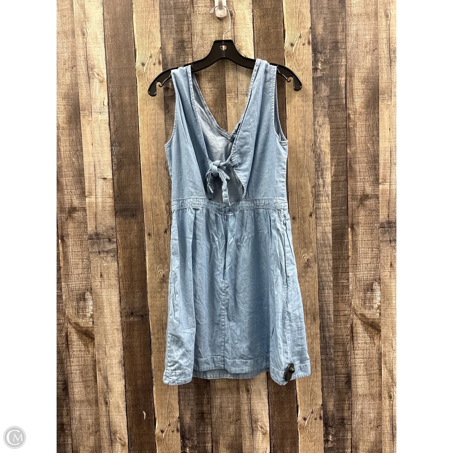 Dress Casual Short By Levis In Blue Denim, Size: M