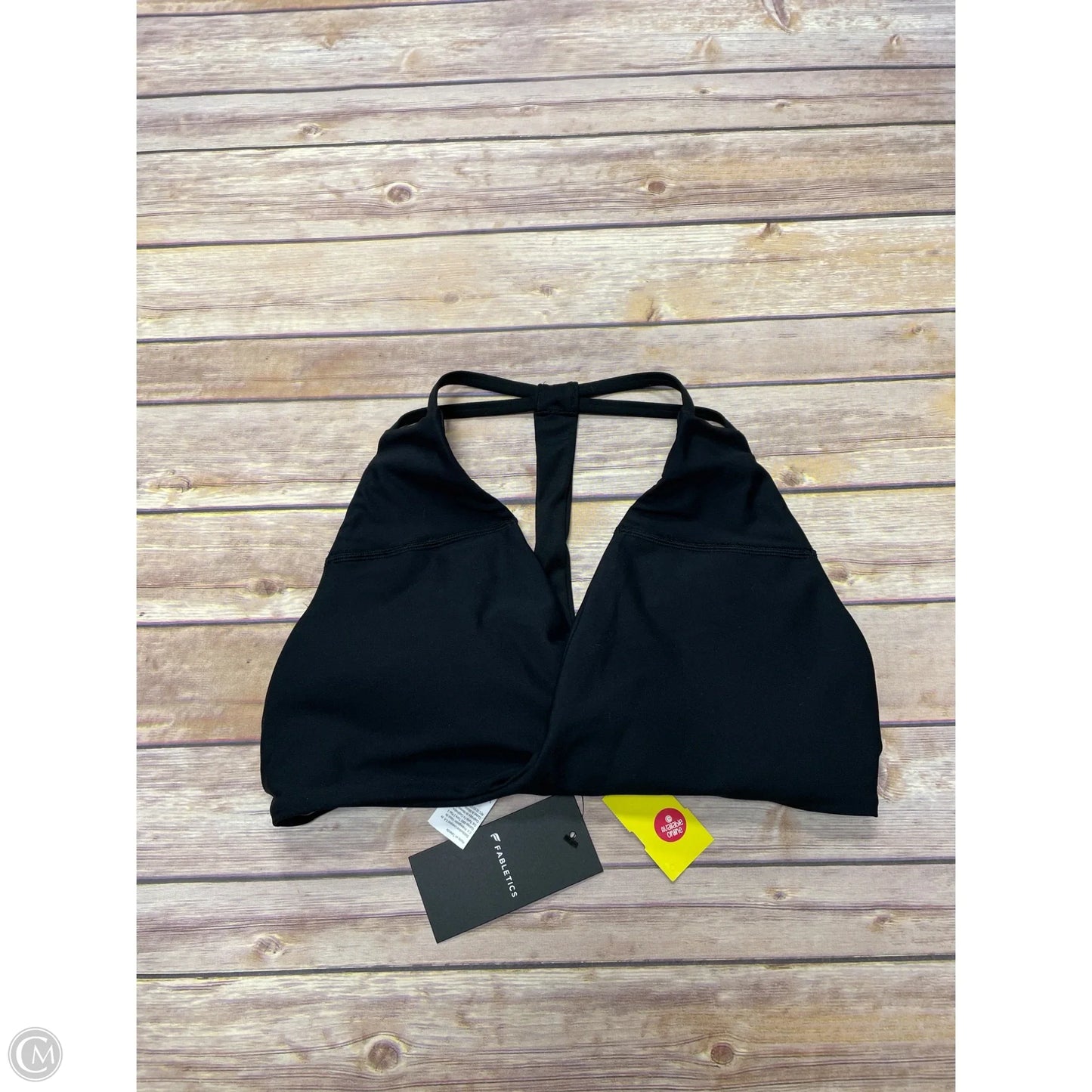 Athletic Bra By Fabletics In Black, Size: Xl