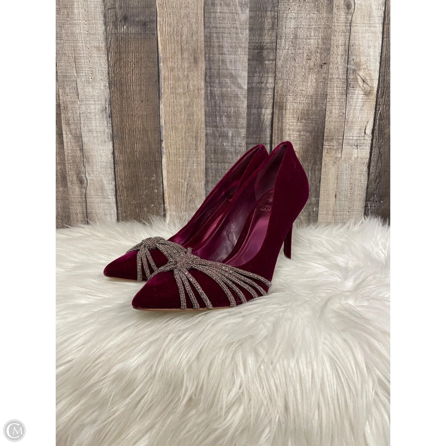 Shoes Heels Stiletto By Vince Camuto In Maroon, Size: 10