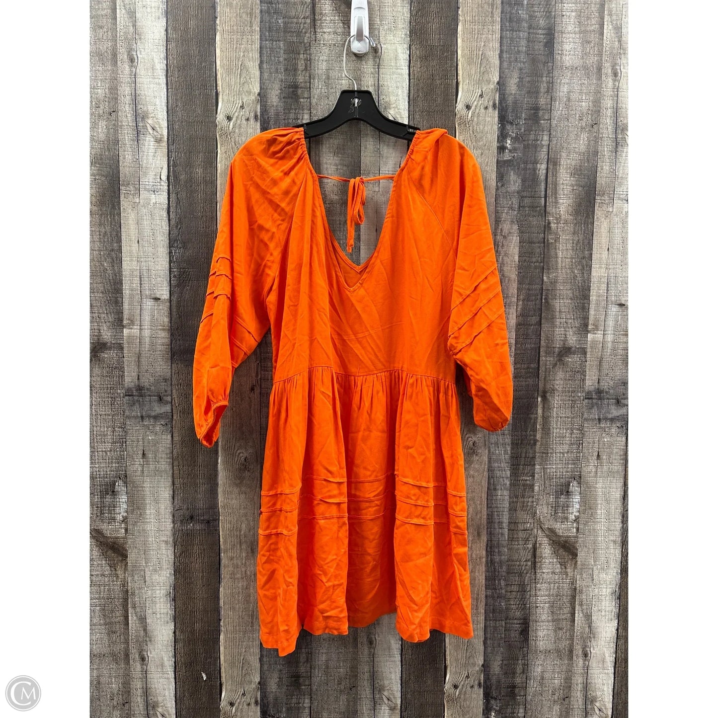 Dress Casual Midi By Shinestar In Orange, Size: M