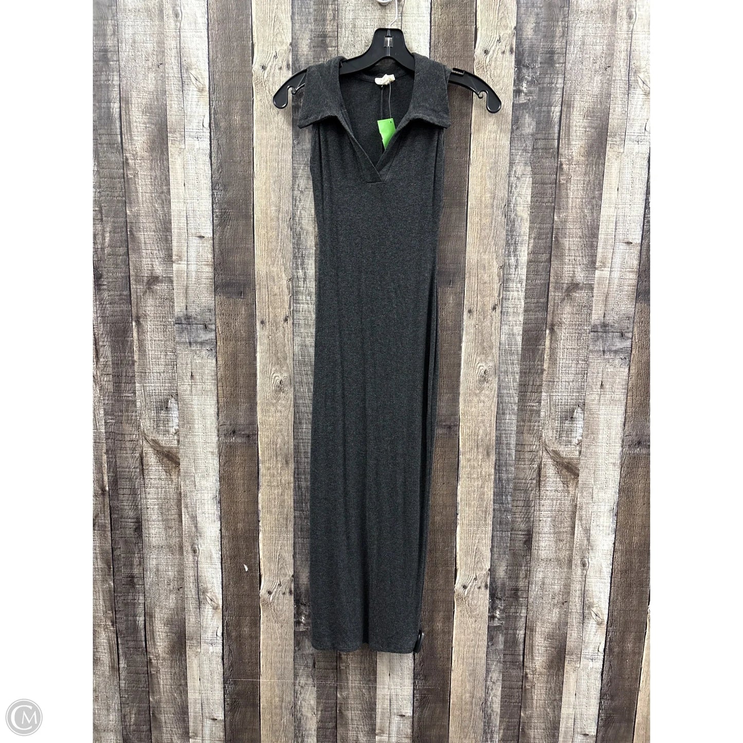 Dress Casual Maxi By See You Monday In Grey, Size: Xs