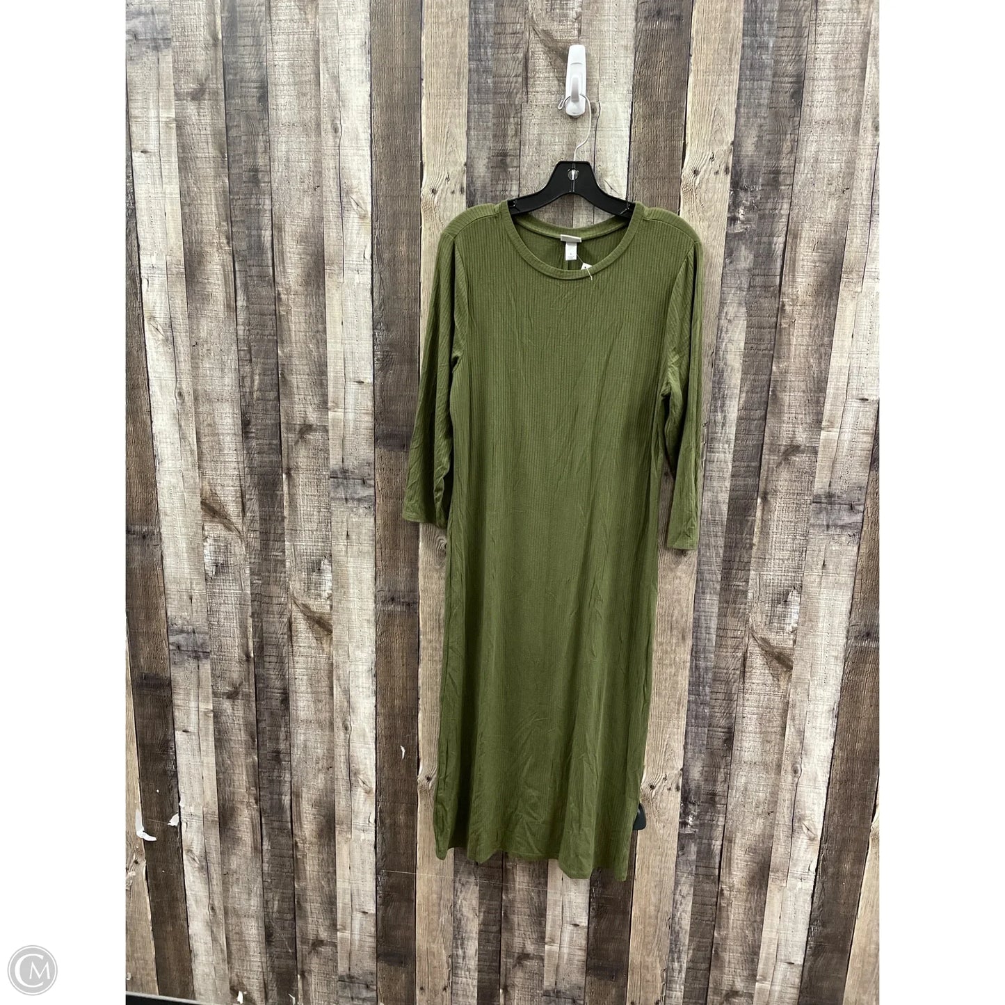 Dress Casual Maxi By A New Day In Green, Size: L