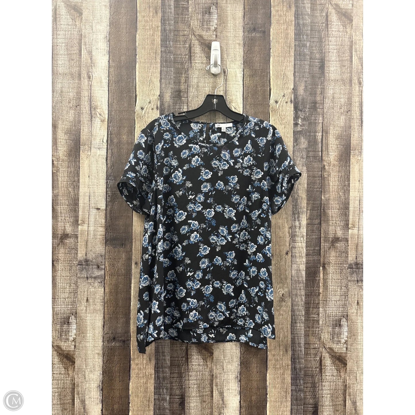 Top Short Sleeve By Dr2 In Black, Size: M