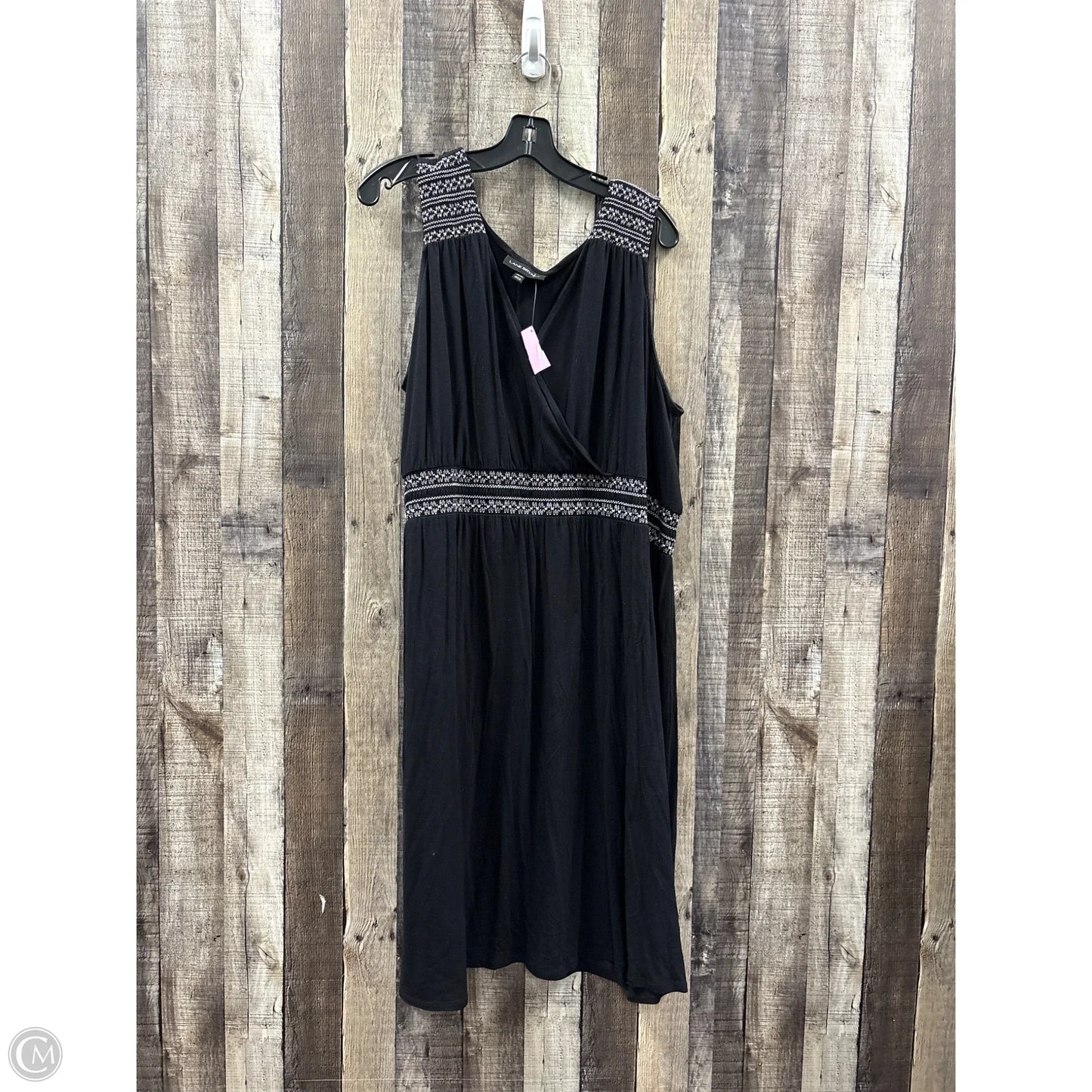Dress Casual Midi By Lane Bryant In Black, Size: 22
