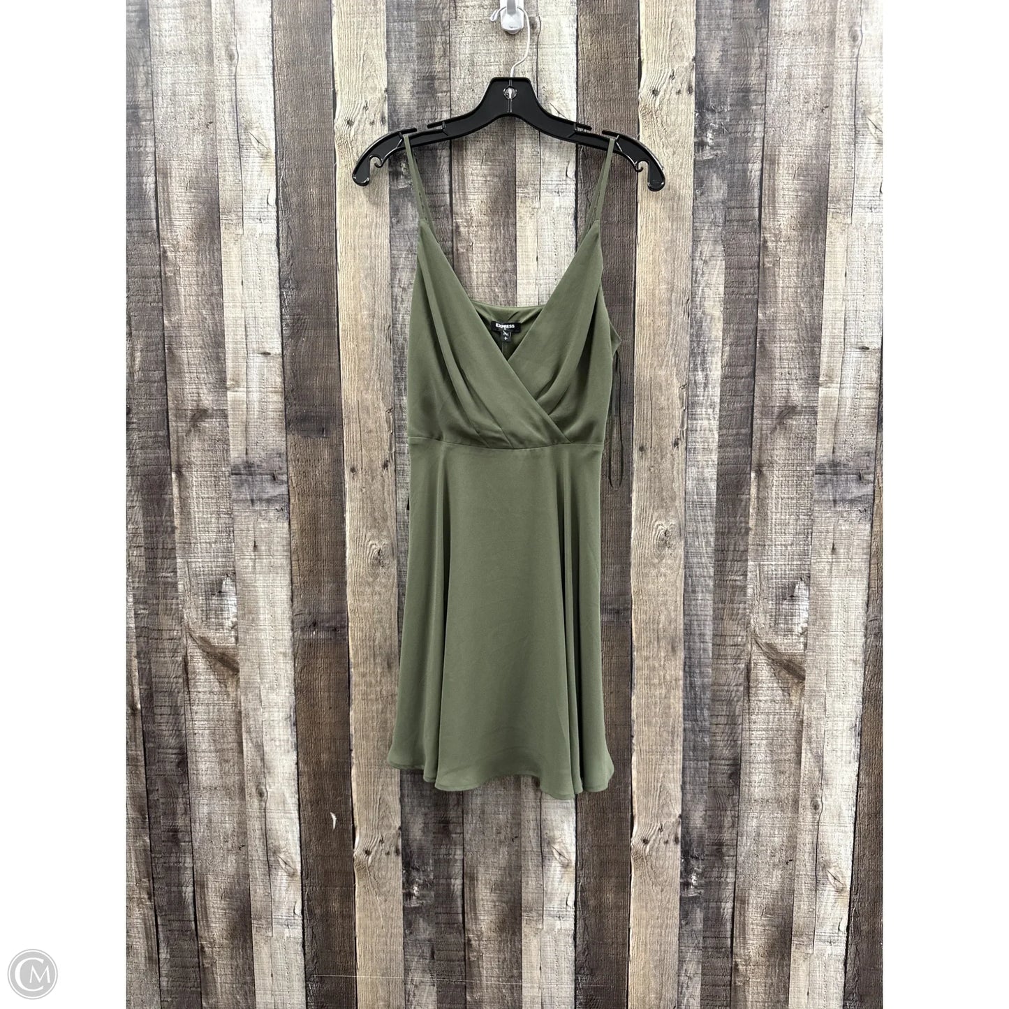Dress Casual Short By Express In Green, Size: S