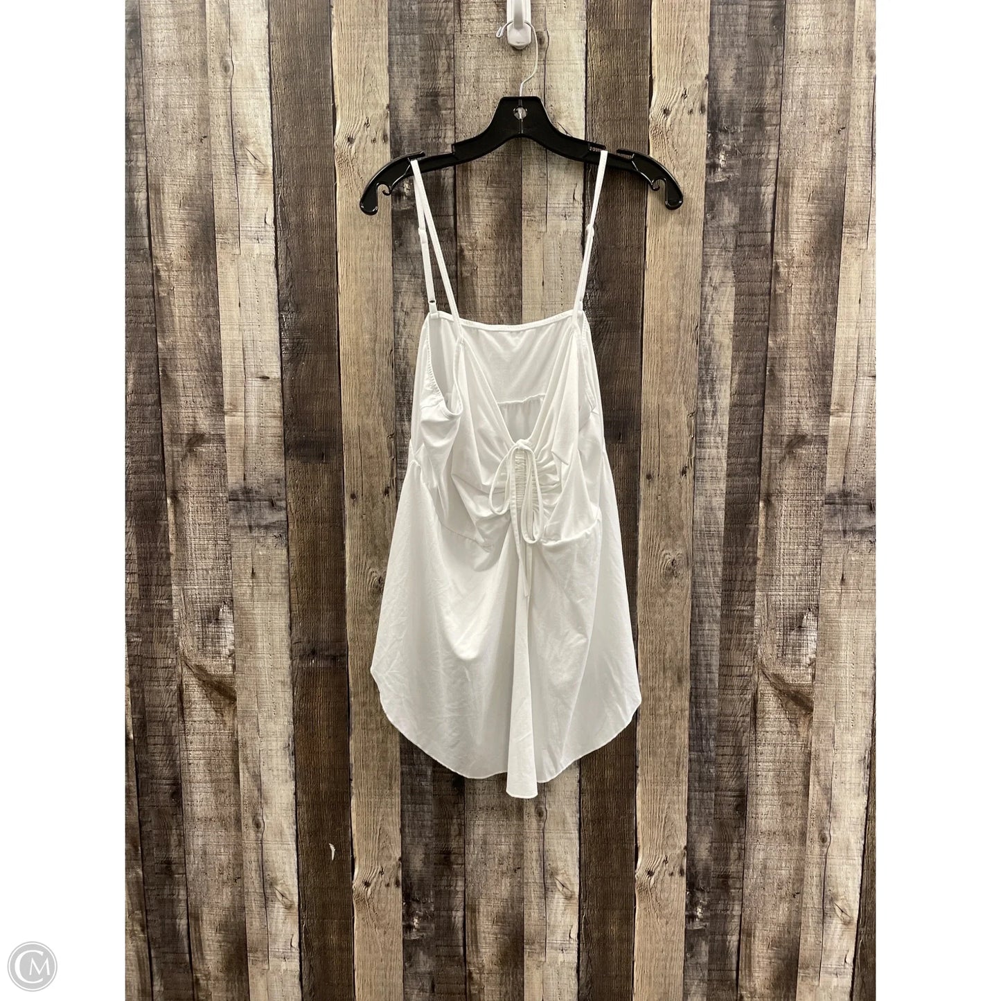 Top Sleeveless By Shein In White, Size: 3x