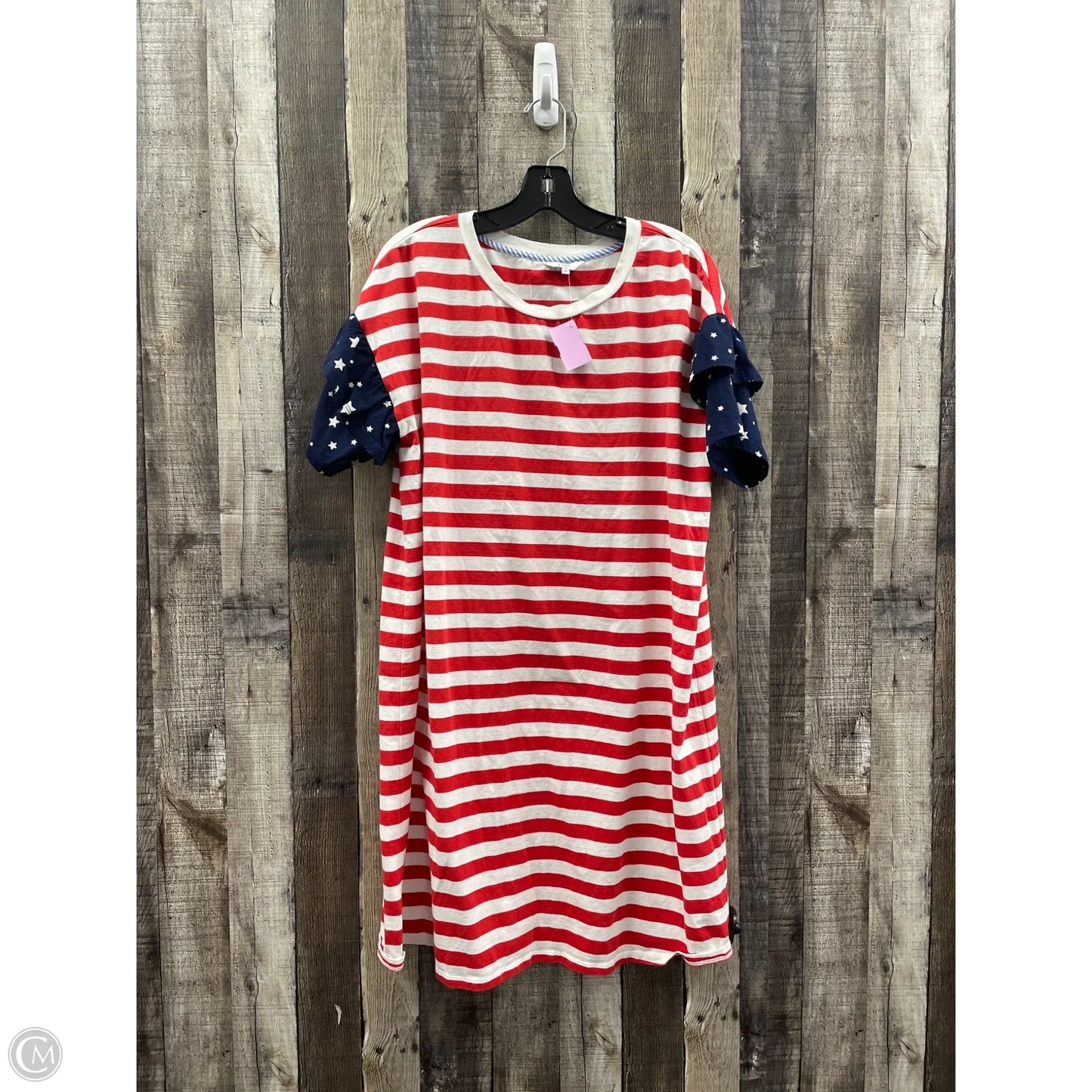 Dress Casual Maxi By New York And Co In Red, Size: Xl