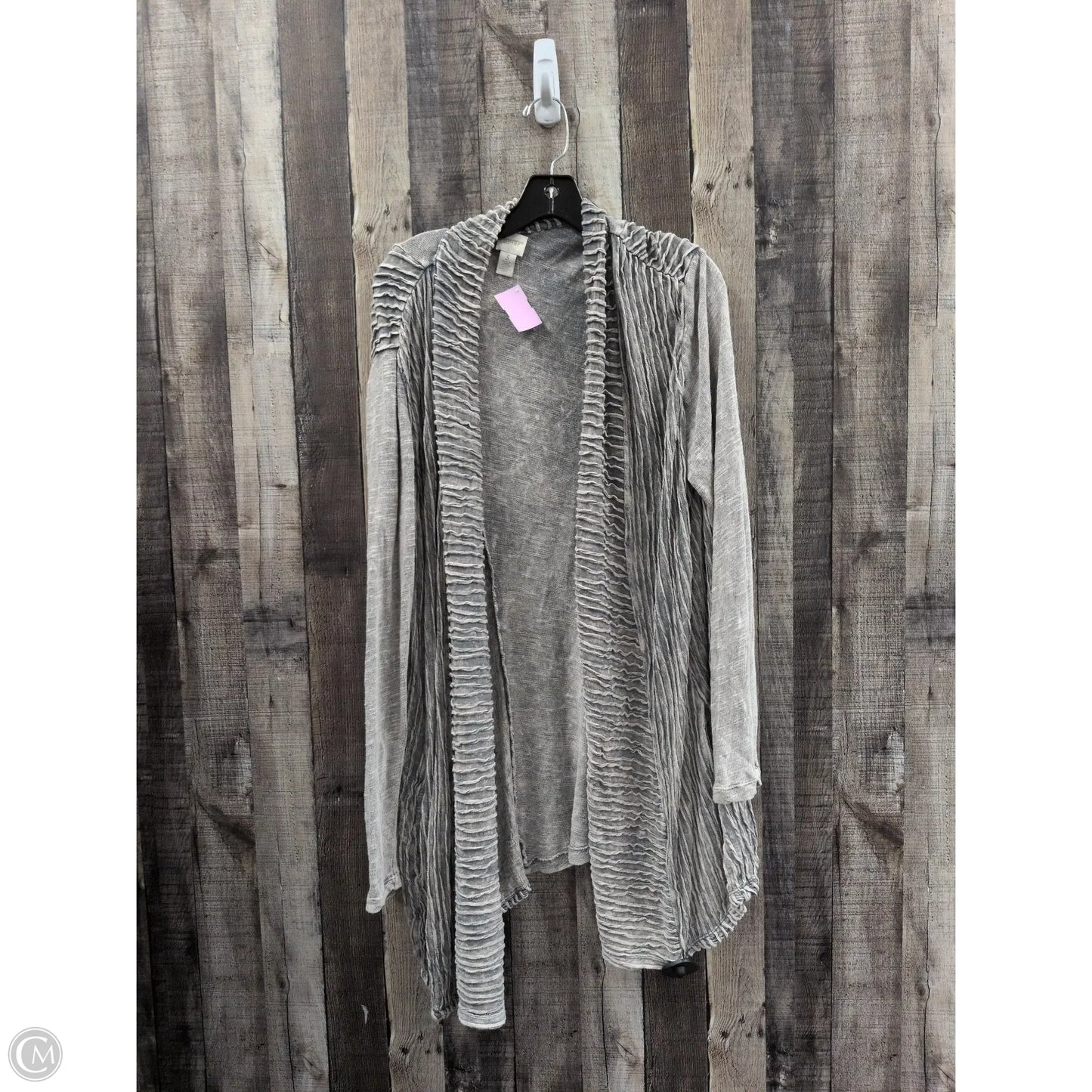 Cardigan By Zenergy By Chicos In Grey, Size: Xl