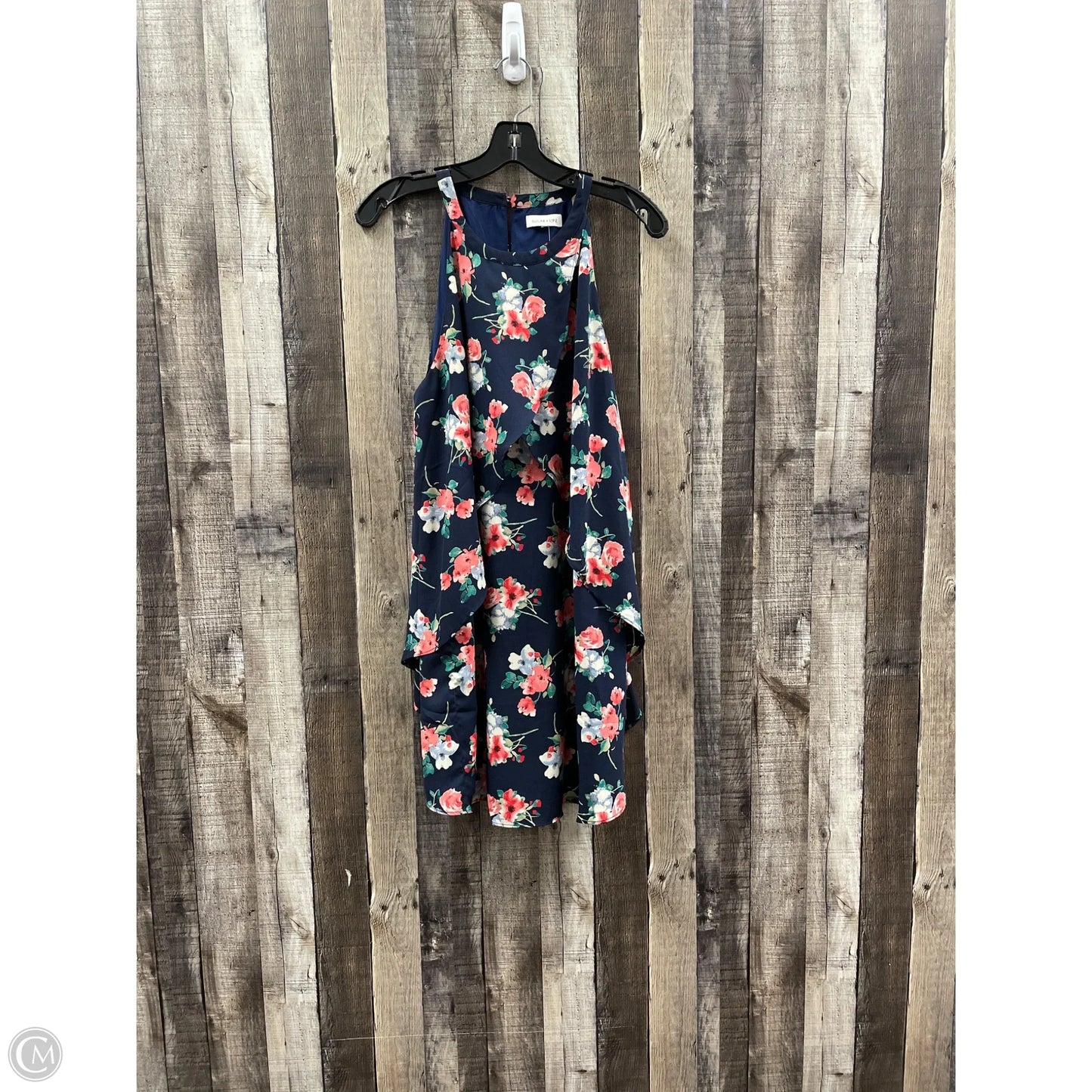 Dress Casual Midi By Sugar Lips In Blue, Size: L