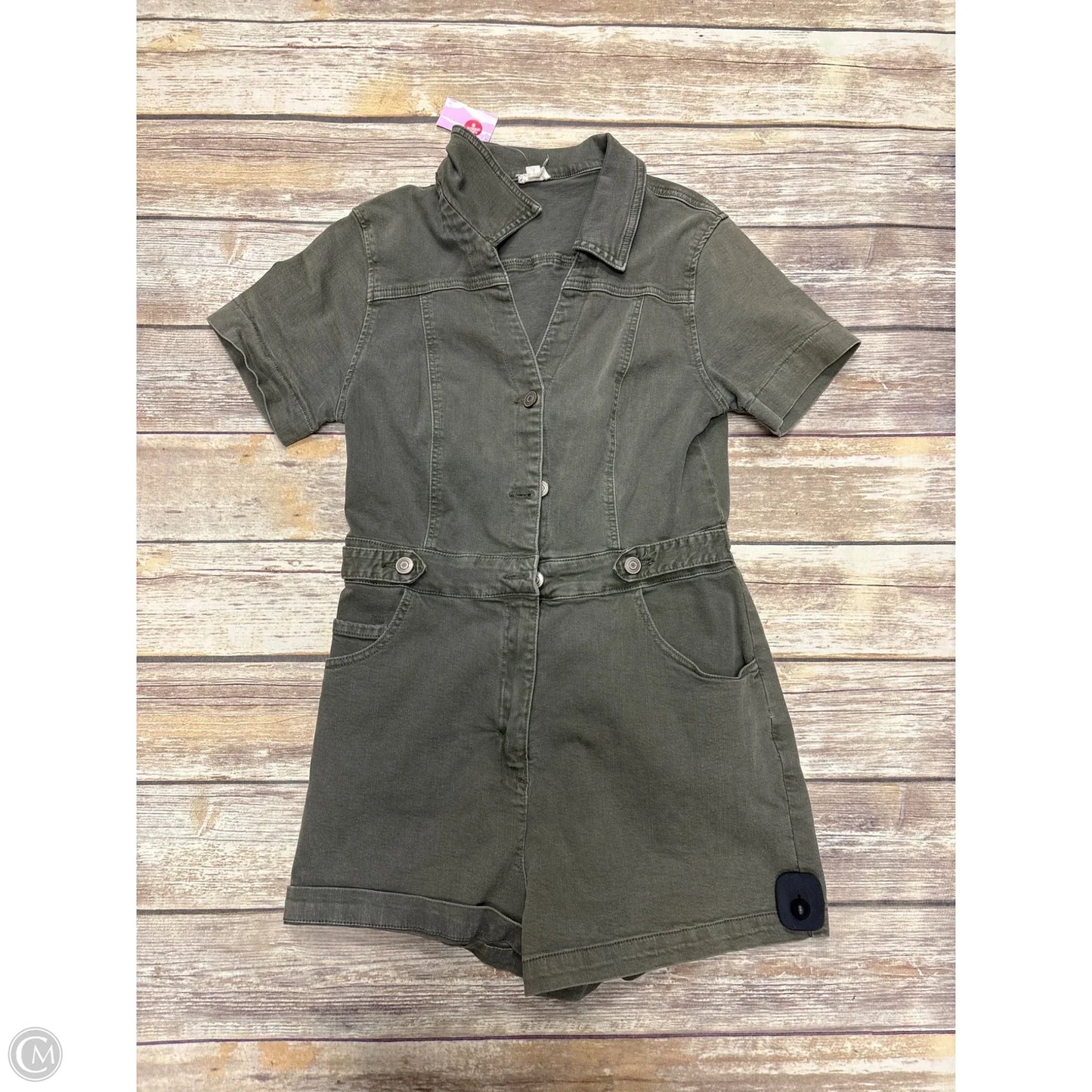 Romper By Hem & Thread In Green, Size: M